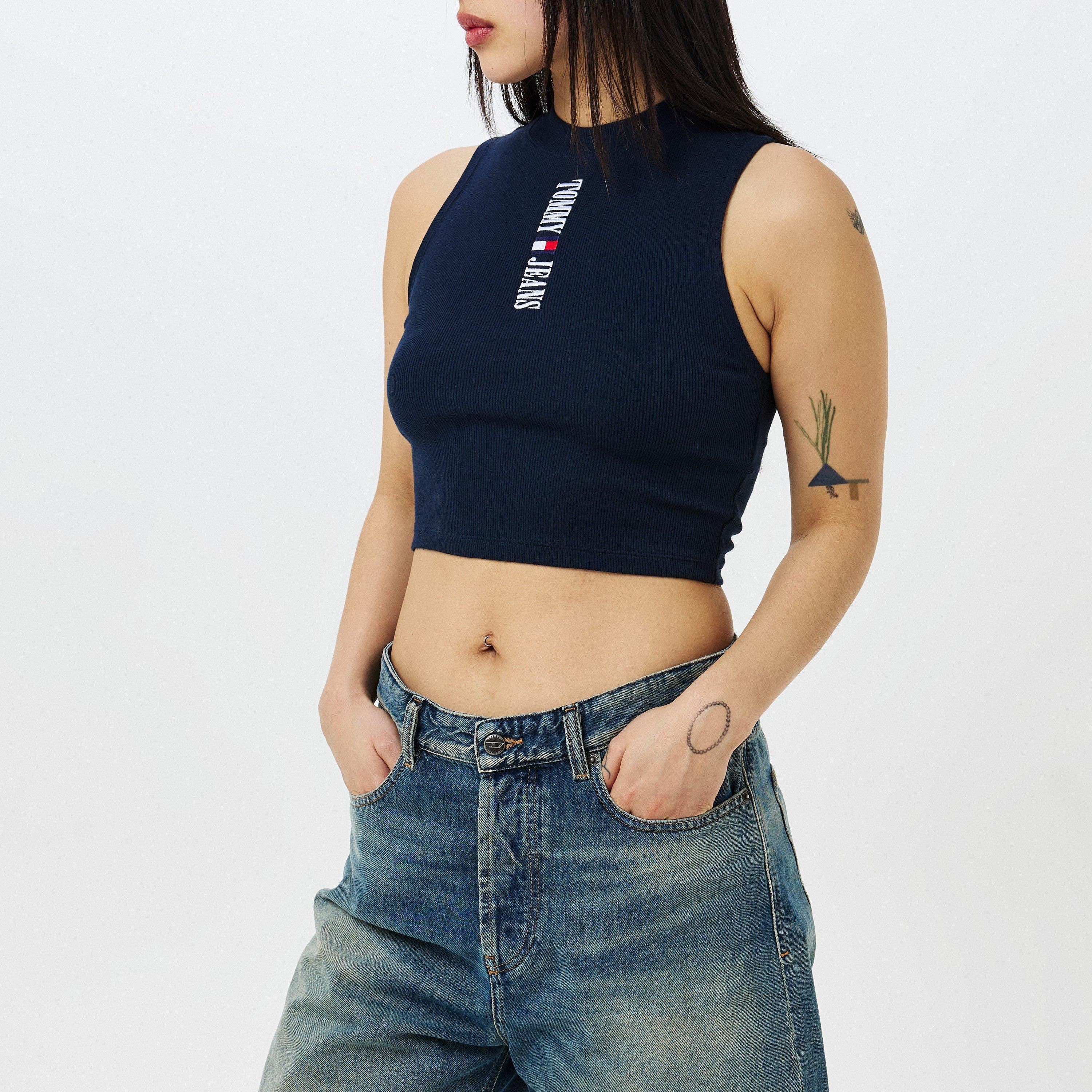 Dunkle Nacht Marineblau - Tommy Jeans - Women's Archive Vest - 3