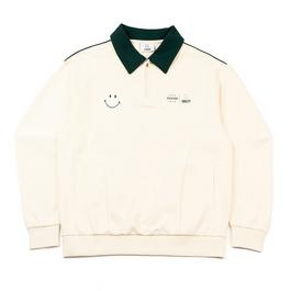 Fila Tennis Club x Smiley Half Zip Adults Long Sleeve Polo