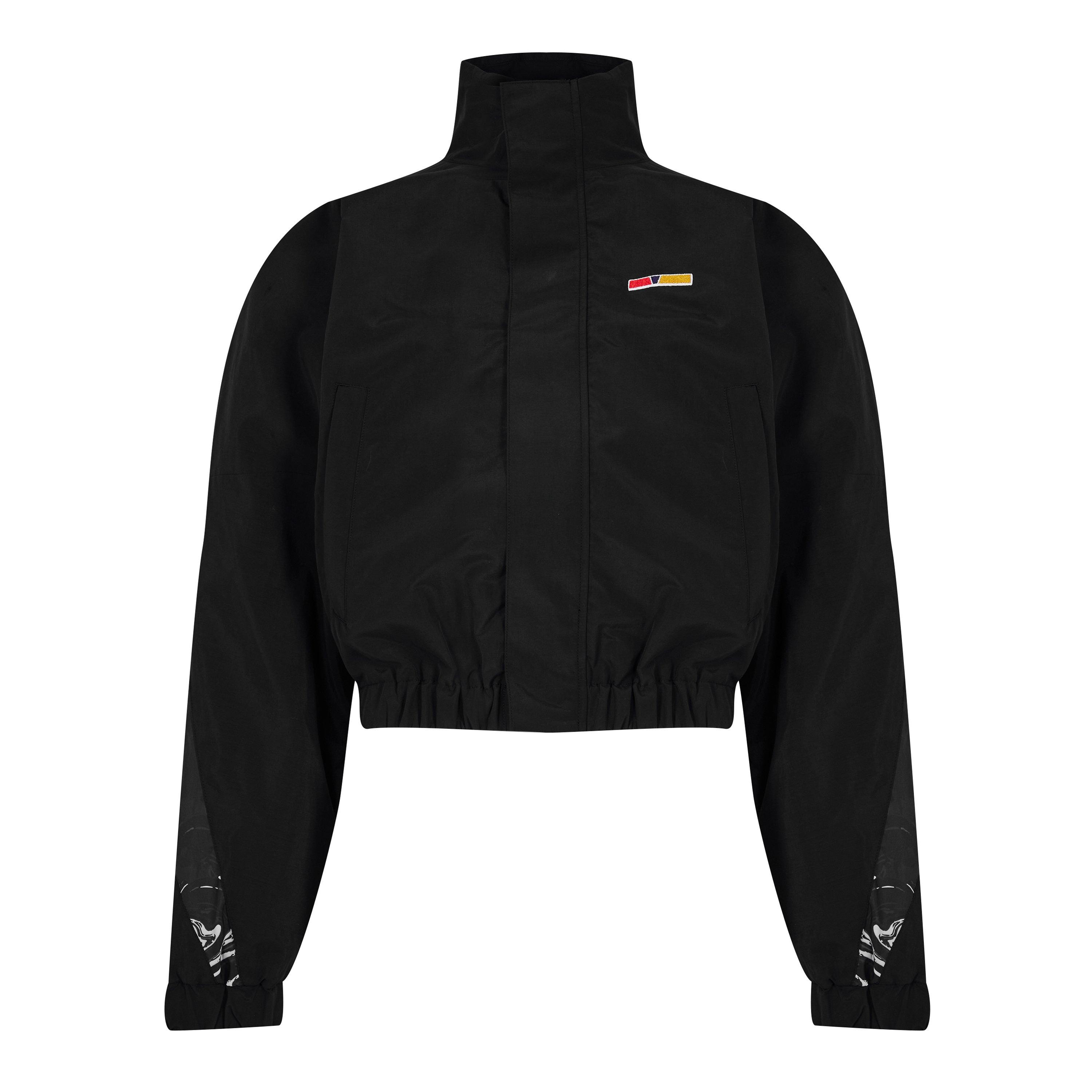 Black - Reebok - Men's Pyer Moss Logo Lightweight Windproof Windbreaker - 1
