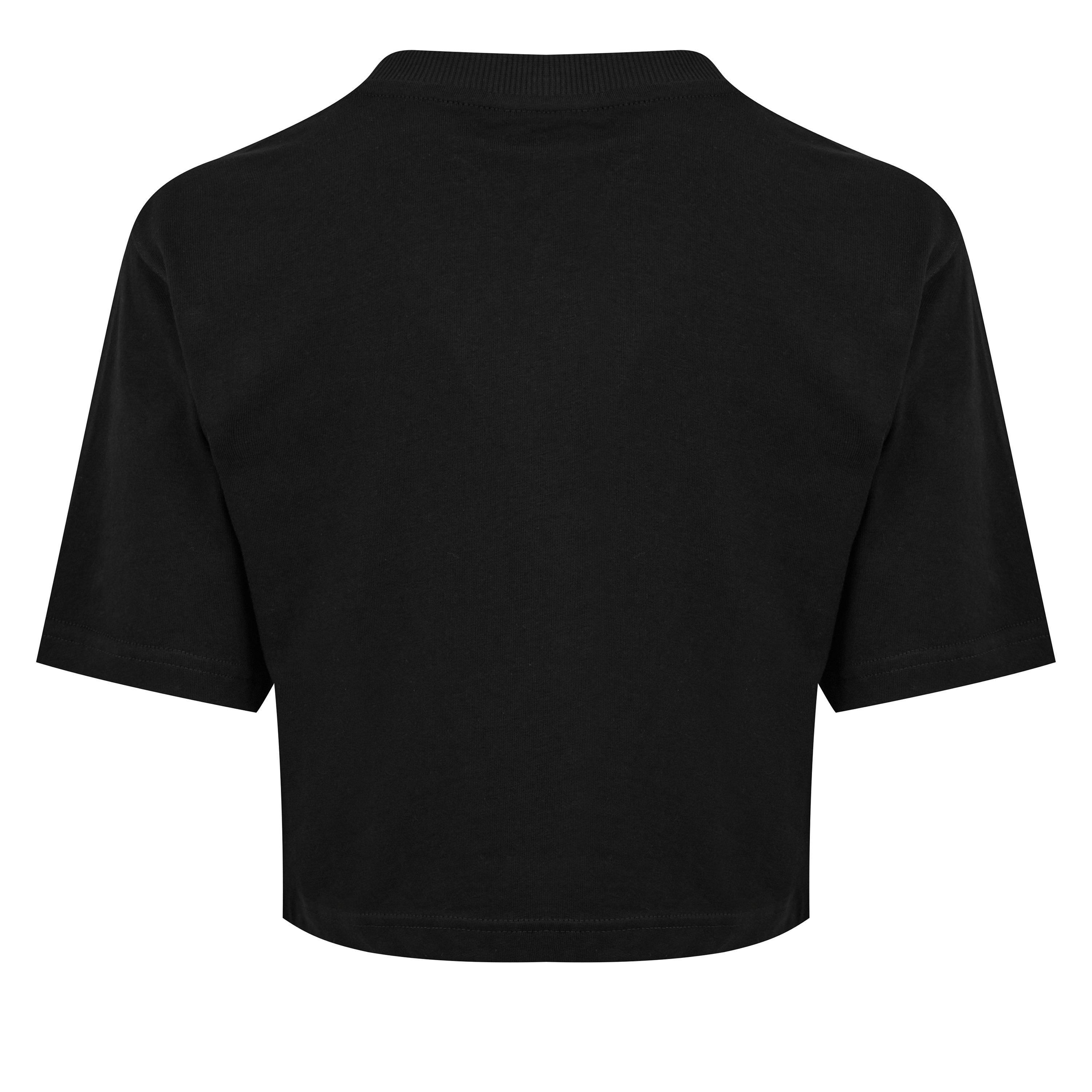 Zwart - Reebok - Big Logo Crop Top - 2