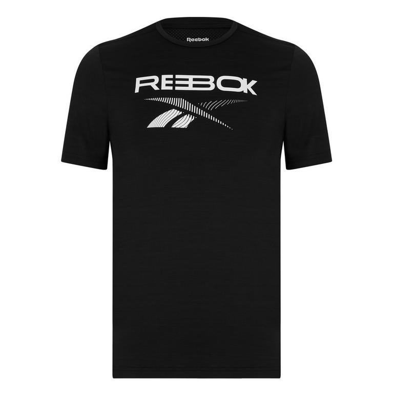 Noir - Reebok - Graphic Print T-Shirt - 1