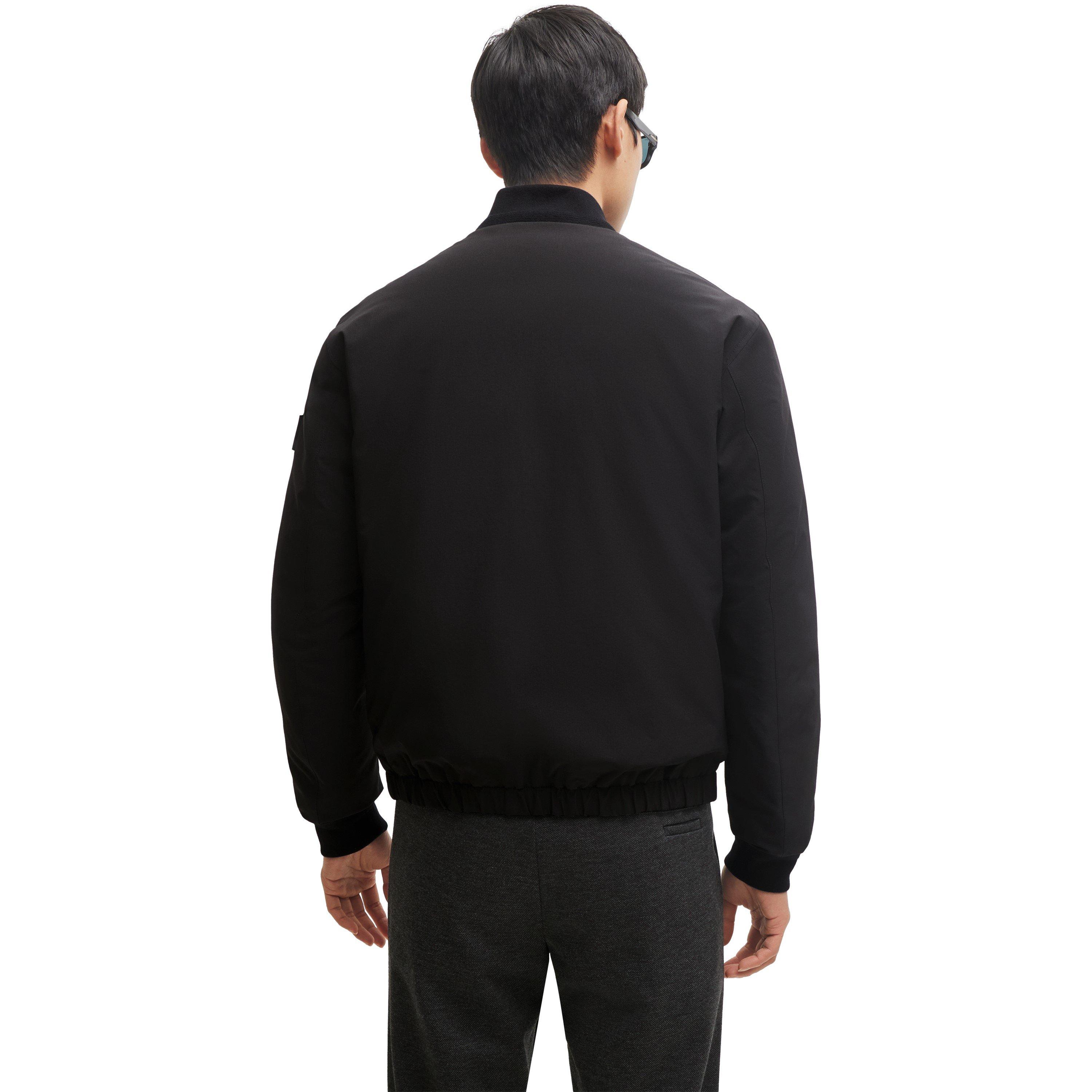 Black 001 - Boss - Men's P-Carbry Jacket Made with Organic Cotton - 2