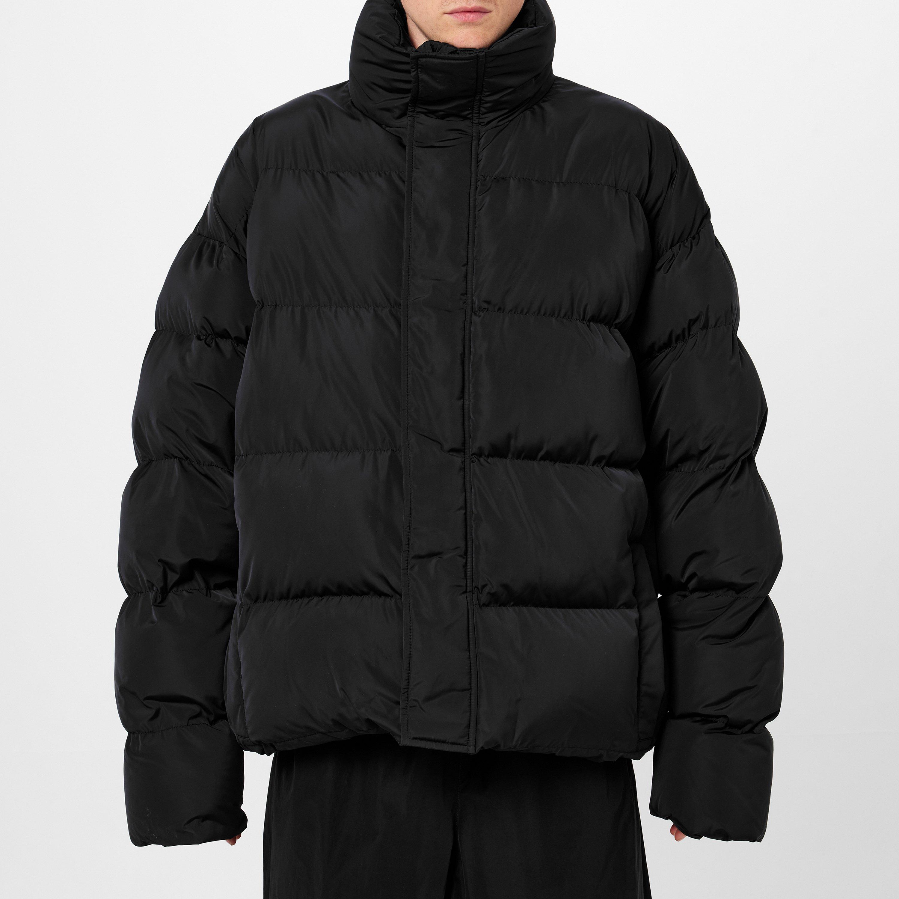 さりげなさ♪◇ロゴ Puffer Jacket◇BALENCIAGA Balenciaga - Logo jacquard puffer jacket Balenciaga