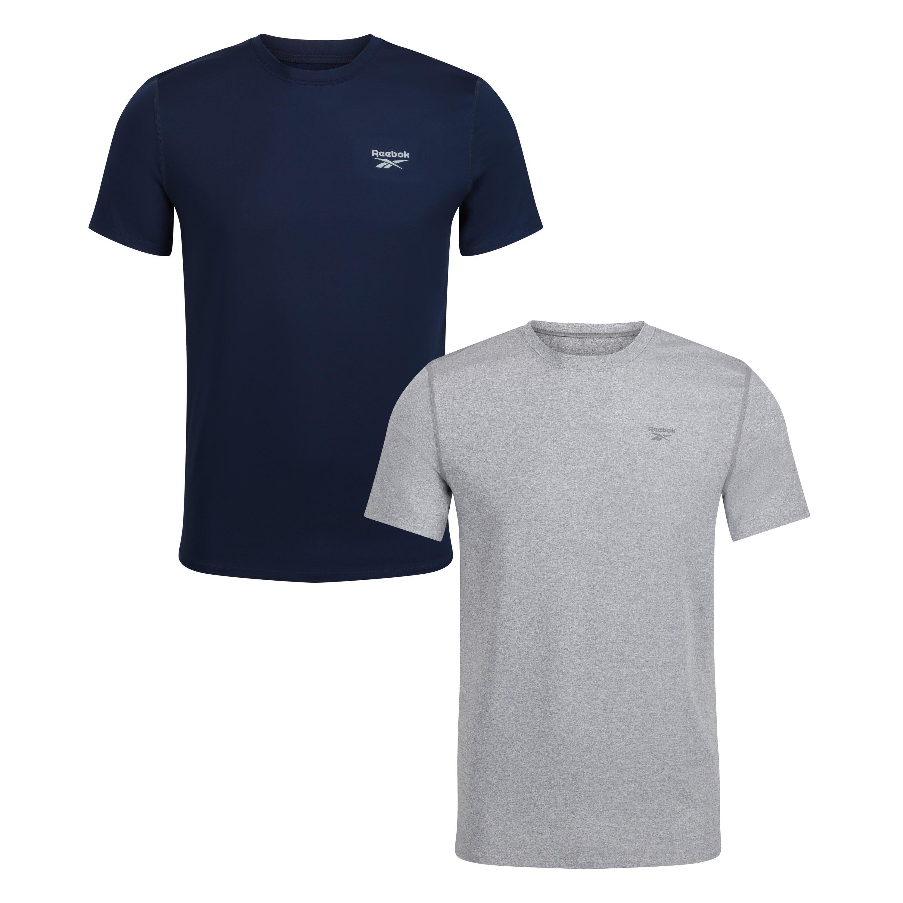 Gris chiné/Marine - Reebok - Men's Simon Regular Fit T-Shirt - 1