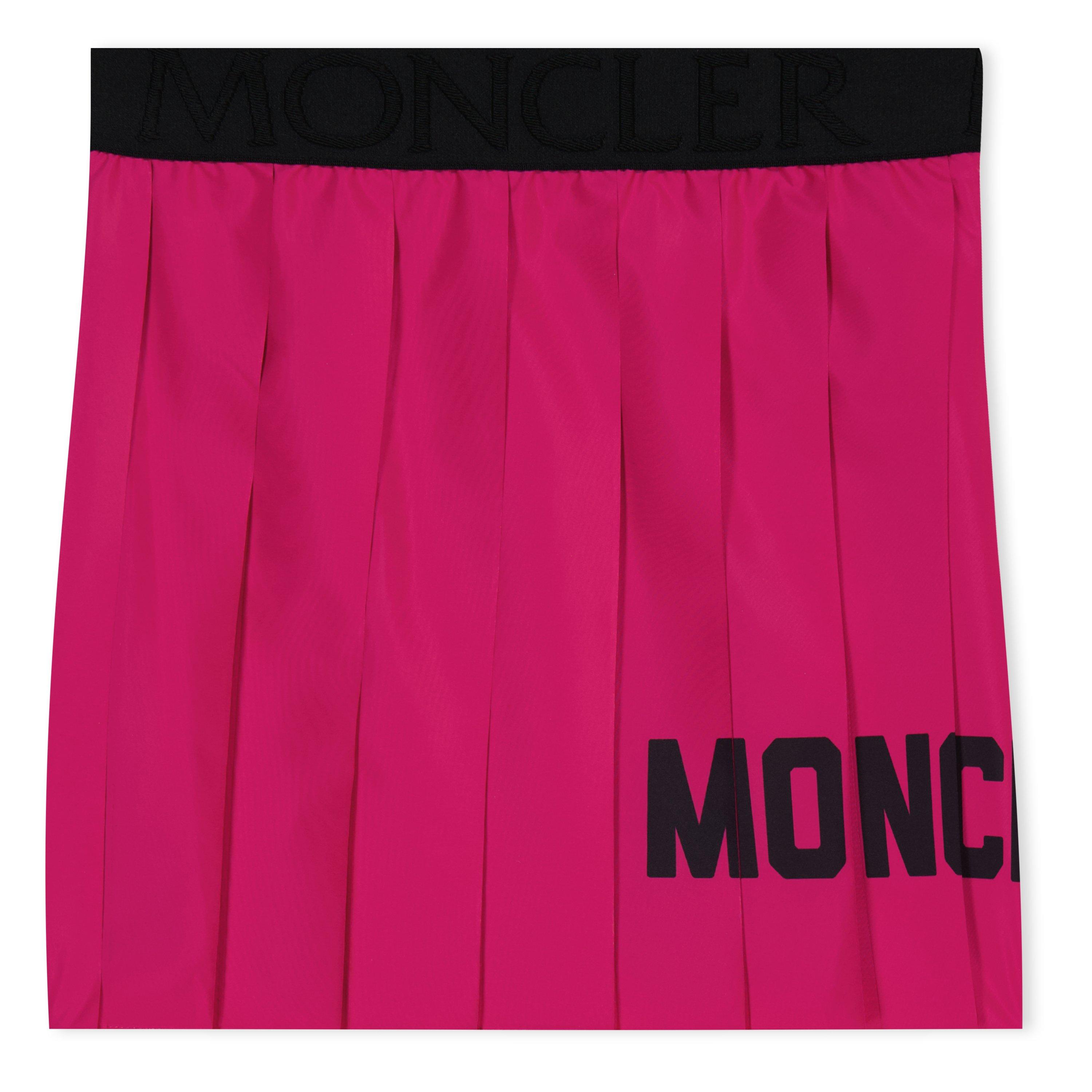 Moncler Pleated Skirt Junior Girls - Dark Pink 549 - Size 12Y