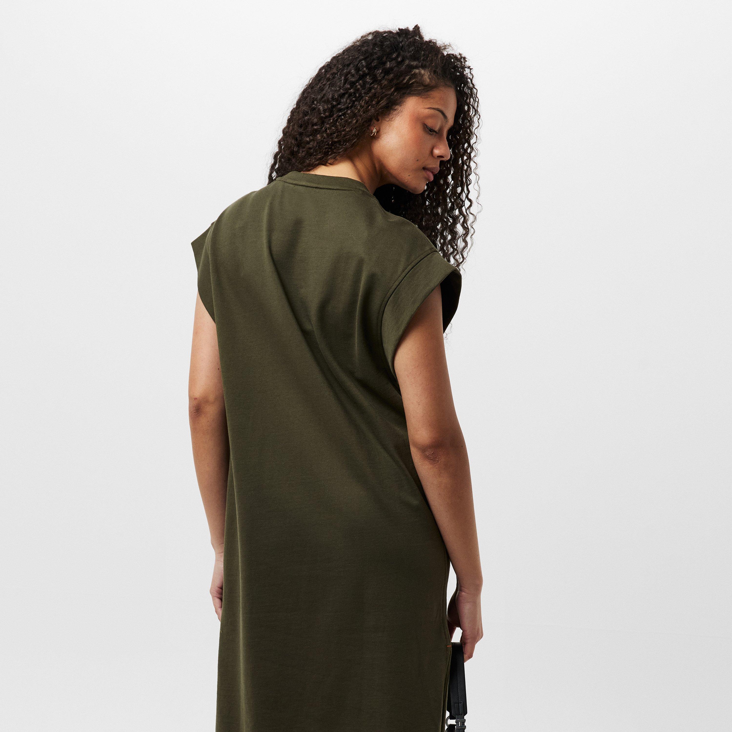 Dark Green 306 - Boss - Edress 2 Crystal-Embellished Logo Dress - 4