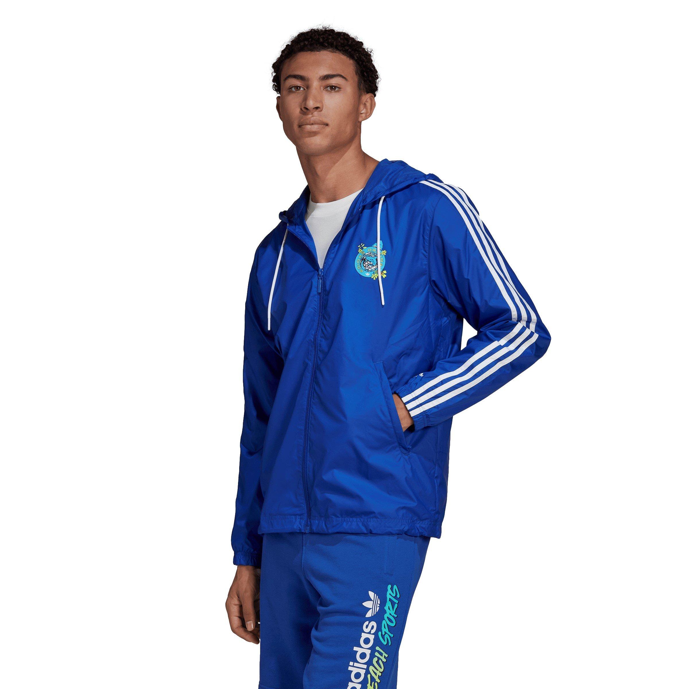 Vet Blauw - adidas Originals - Stoked Windbreaker - 2