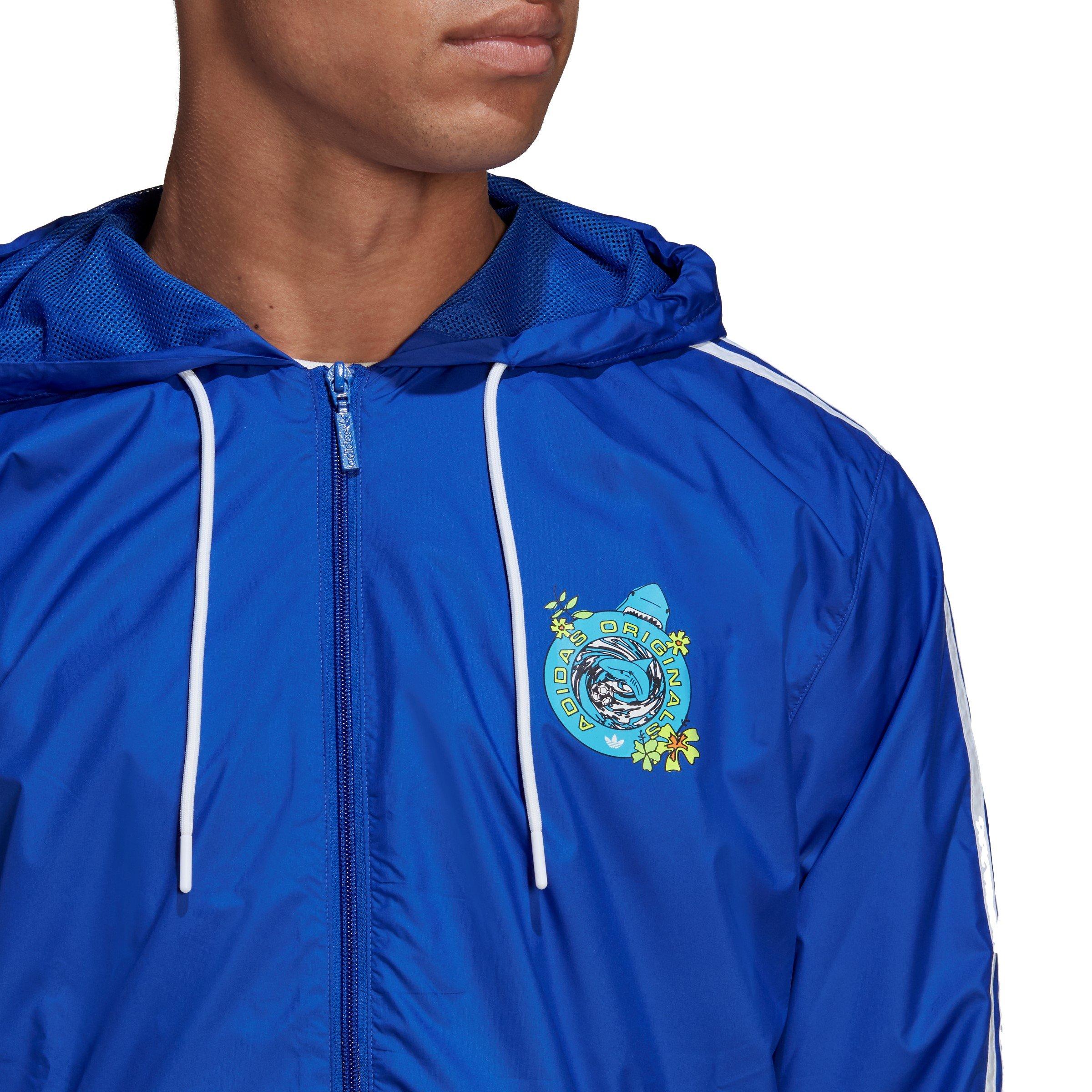 Vet Blauw - adidas Originals - Stoked Windbreaker - 5