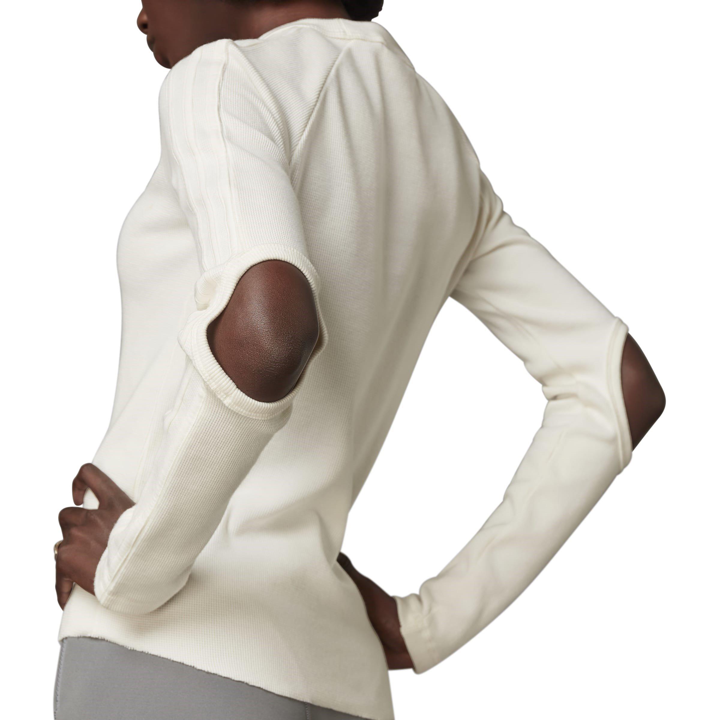 Chalk White - adidas Originals - Women's Waffle Long-Sleeve T-Shirt - 16