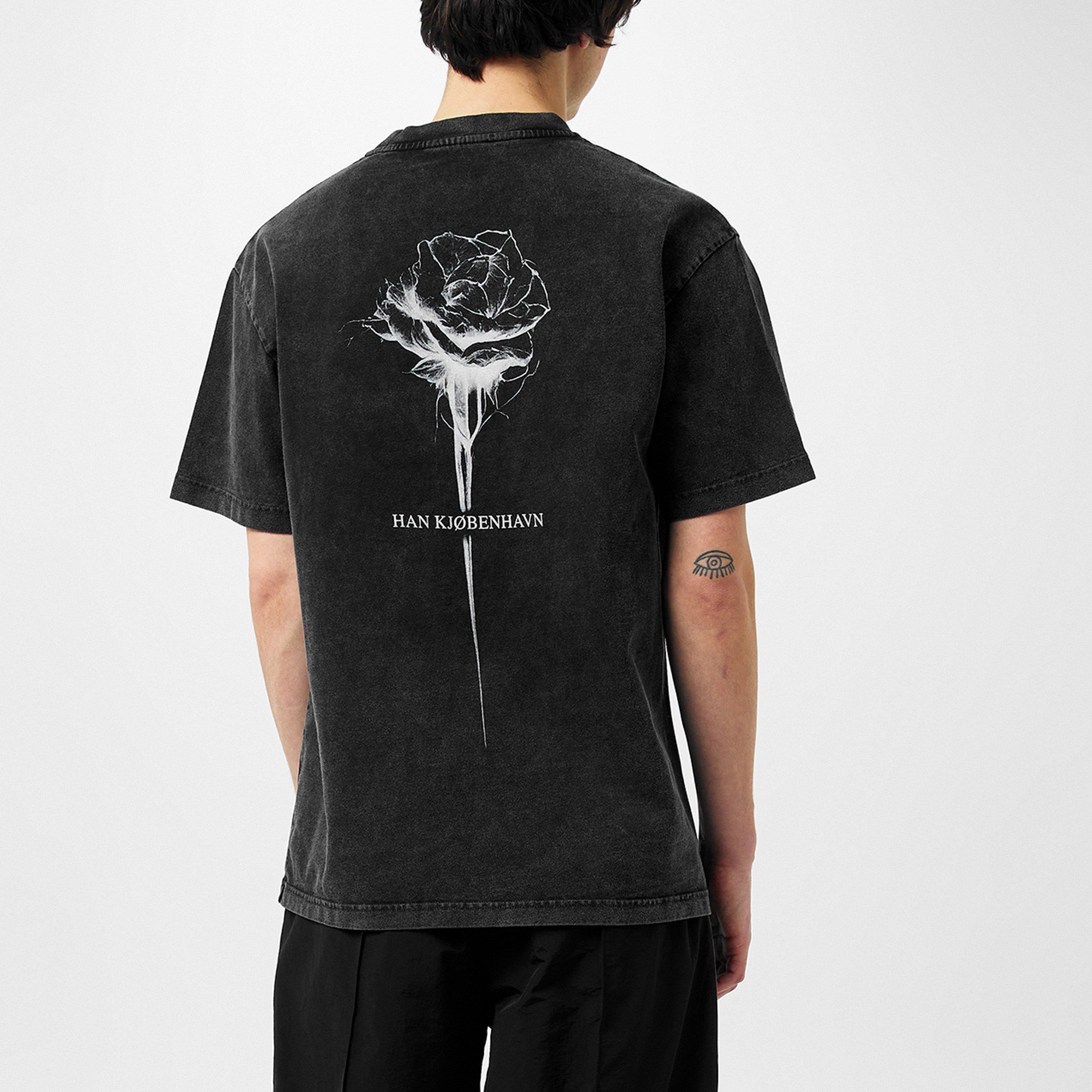 Dark Grey - Han Kjobenhavn - Men's Rose Regular Fit T-Shirt - 2