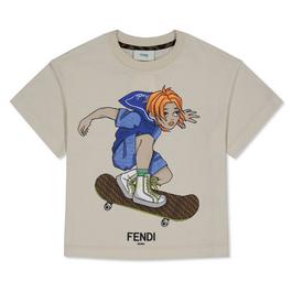 Fendi Graphic T-Shirt Juniors