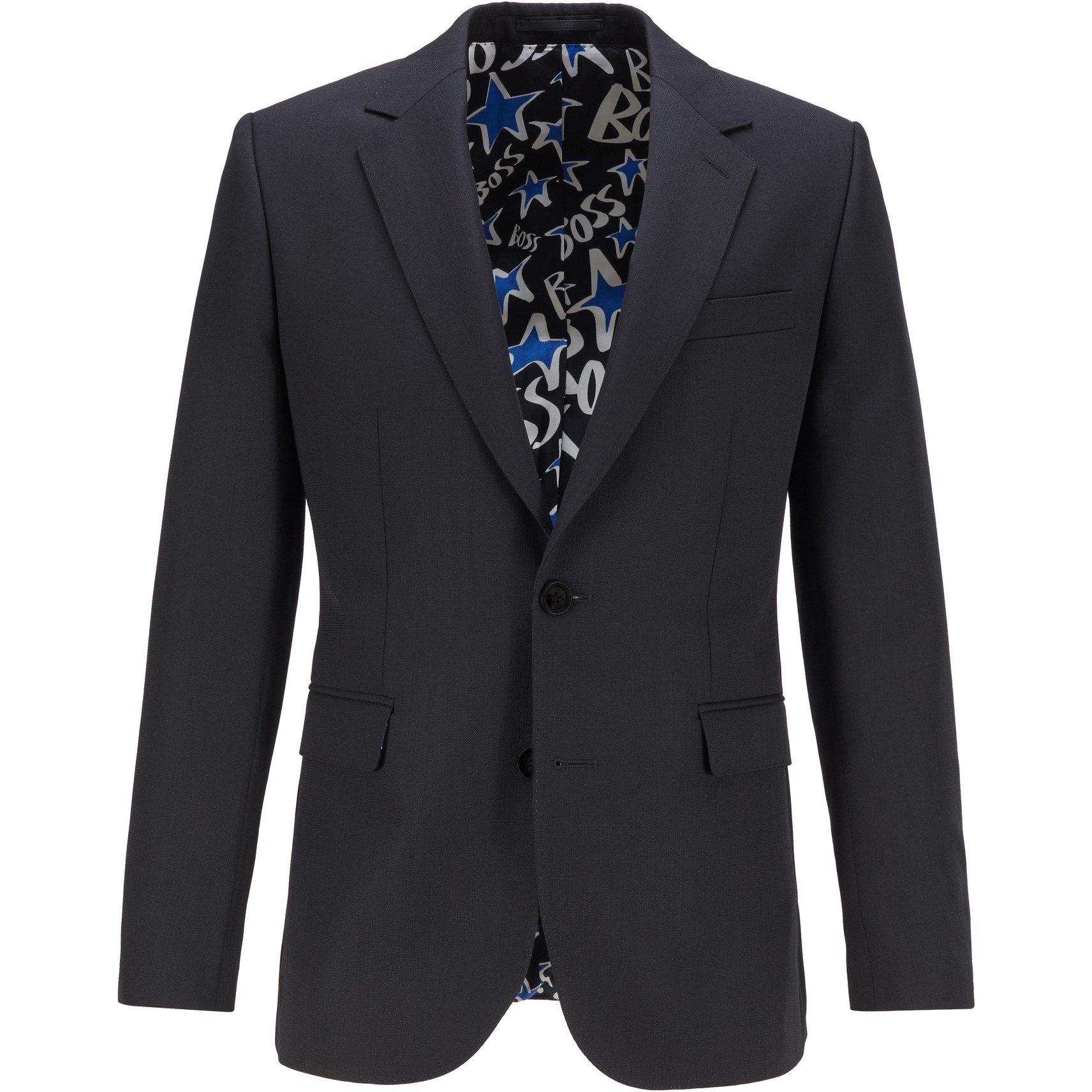 Boss Men's Colinjt Tailored Fit Blazer - Black - 38 (48)