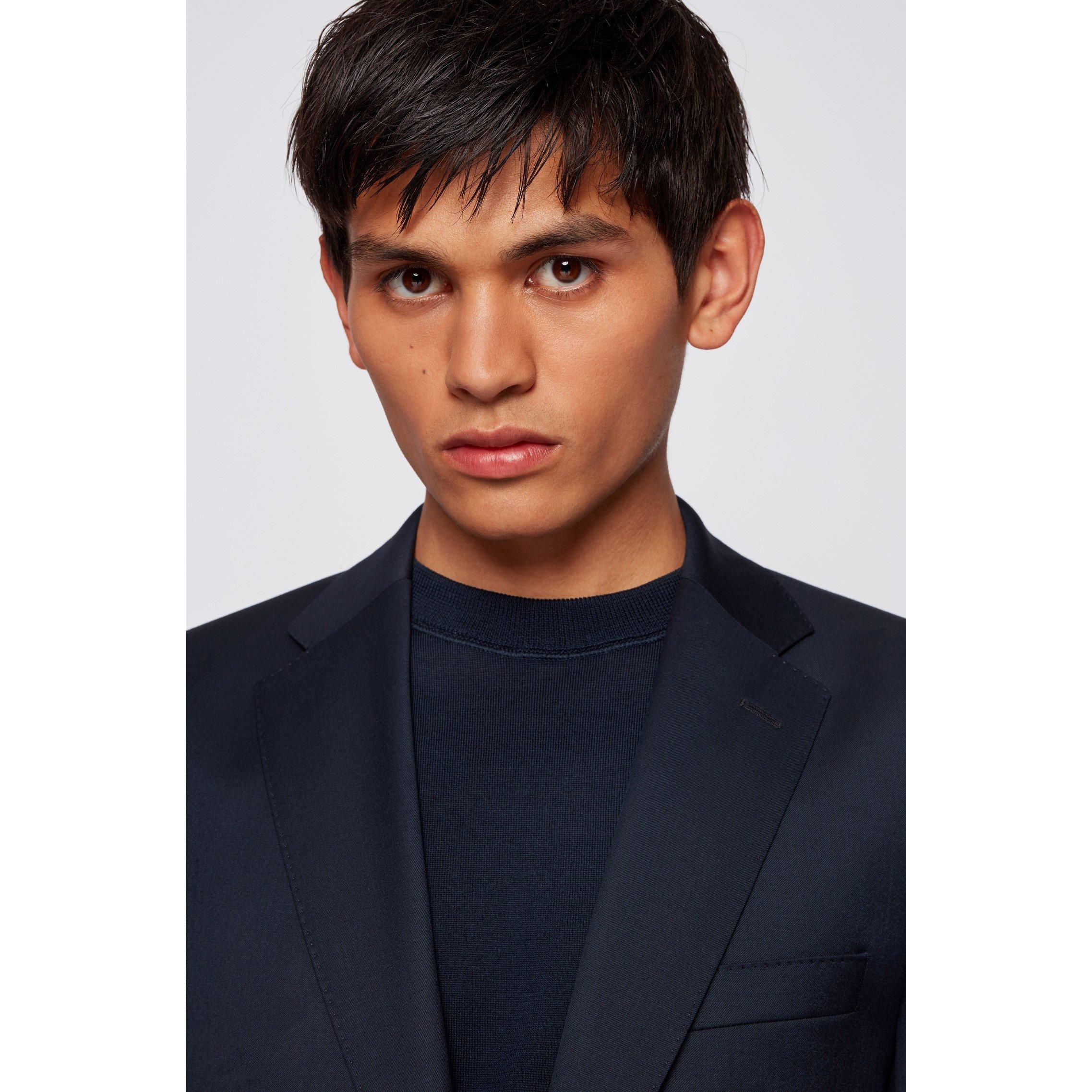 Dark Blue - Boss - Men's BOSS Jeckson 01 Tailored Fit Blazer - 4