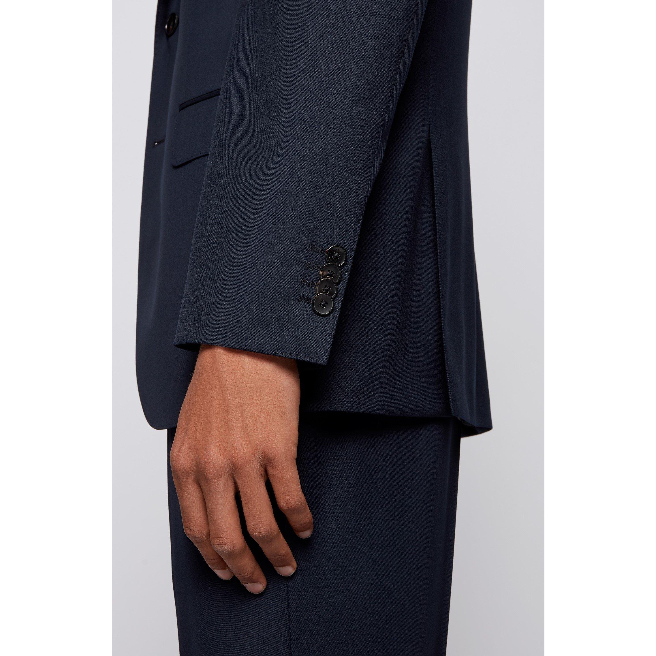 Dark Blue - Boss - Men's BOSS Jeckson 01 Tailored Fit Blazer - 6