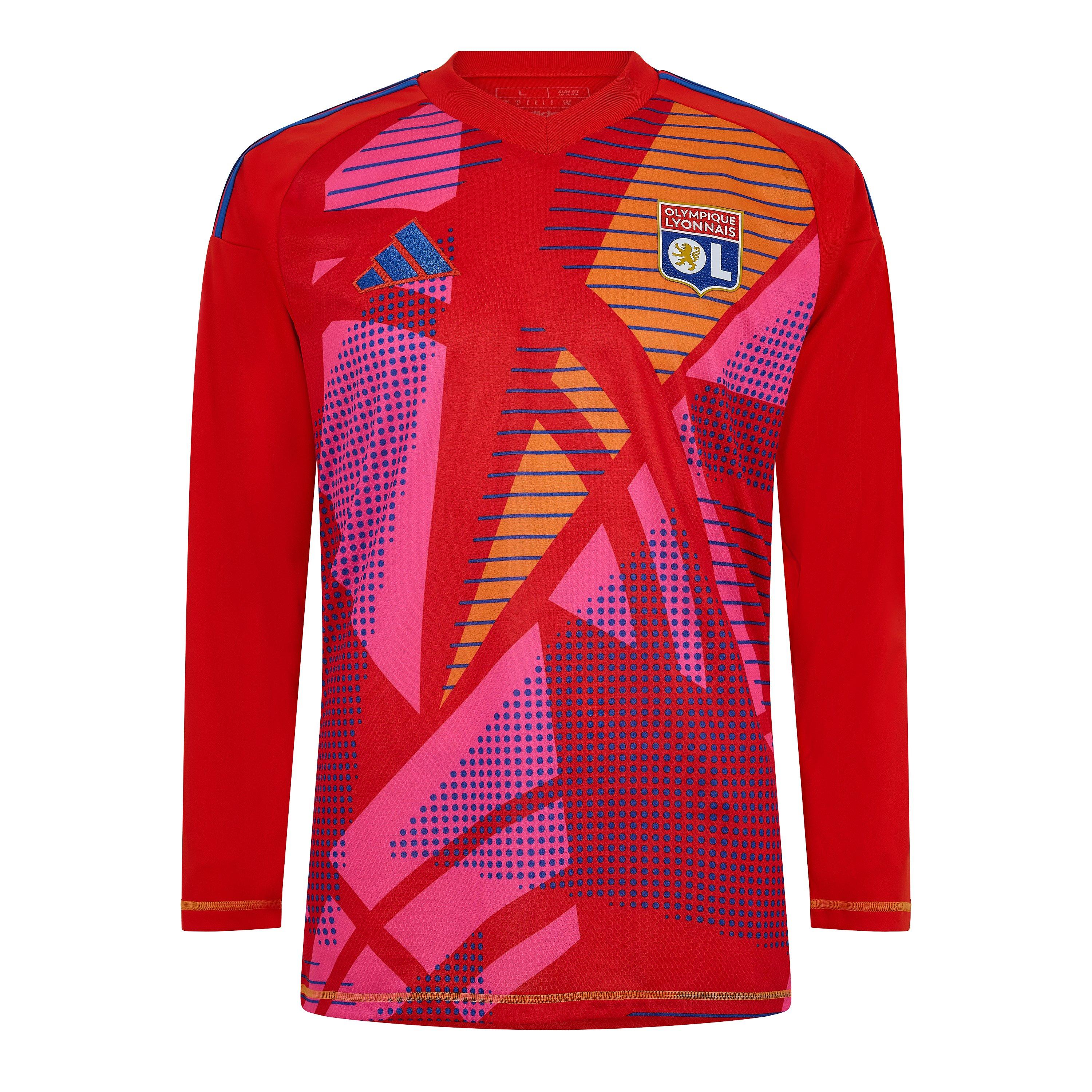 Adidas Men's Long Sleeve Performance T-Shirt - Red - M
