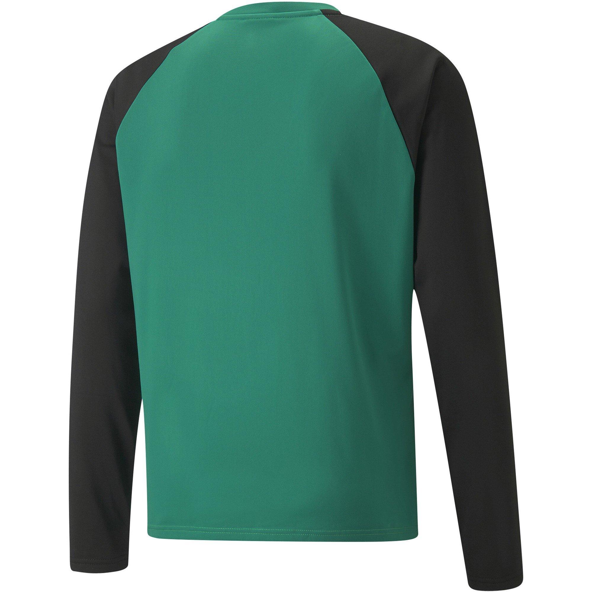 Green/Black - Puma - Puma Teamliga Training Sweat T-Shirt Mens - 2