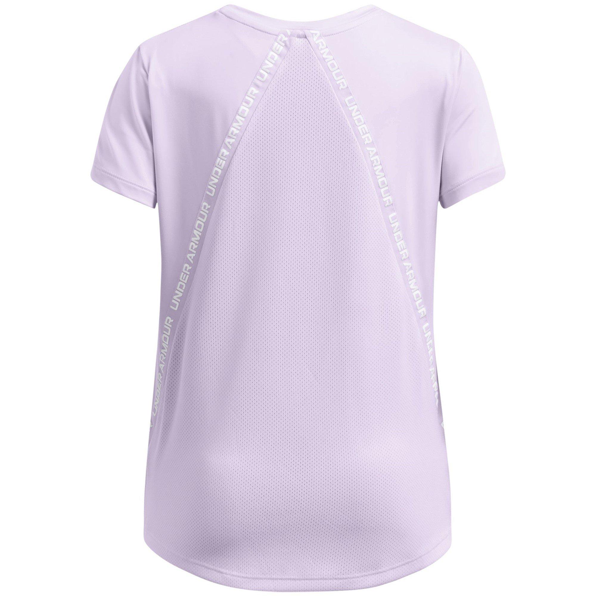 Purple - Under Armour - Kids' Knockout Short-Sleeve Performance Gym Top - 2