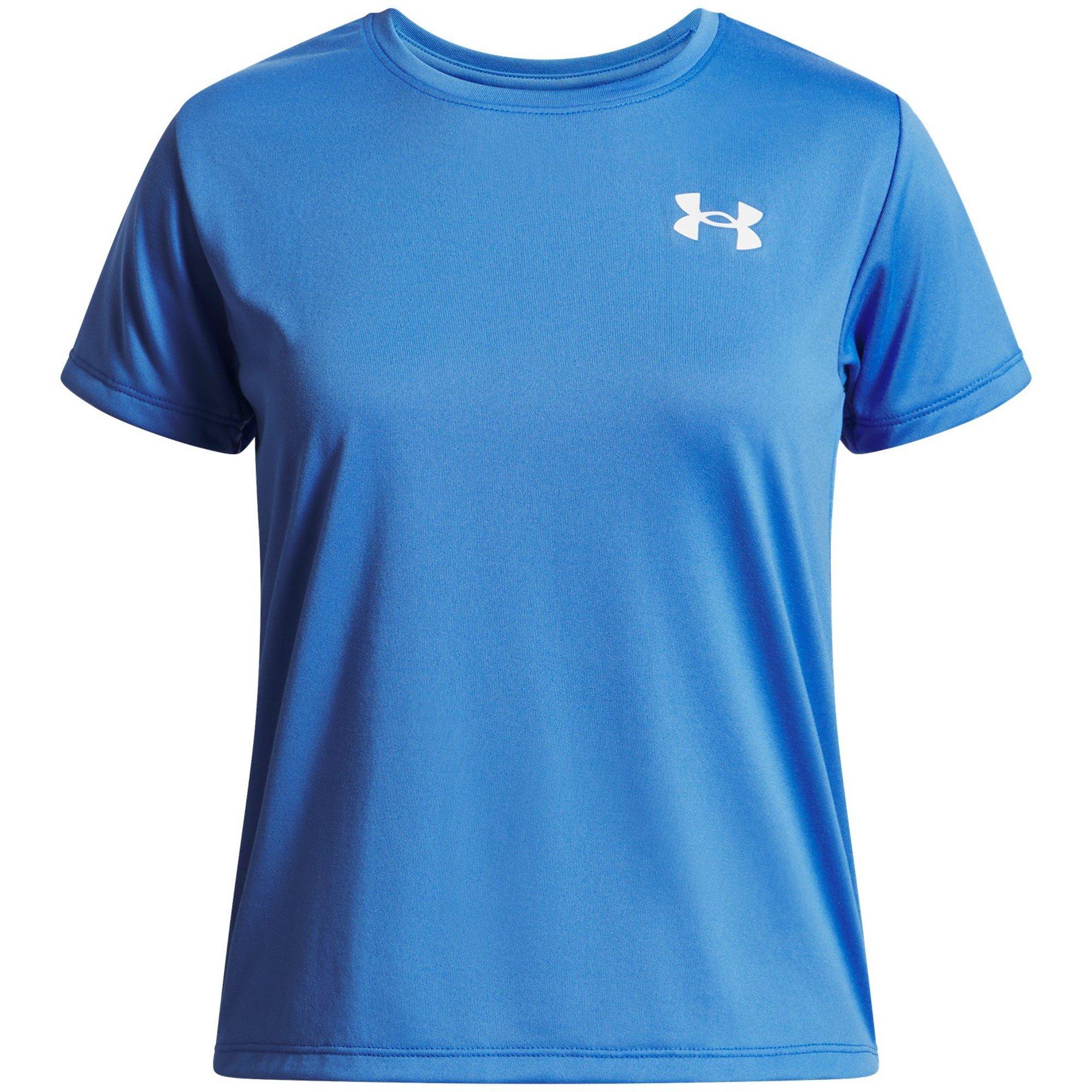 Blue Atlantis - Under Armour - Kids' Tech Short-Sleeve Performance Gym Top - 1