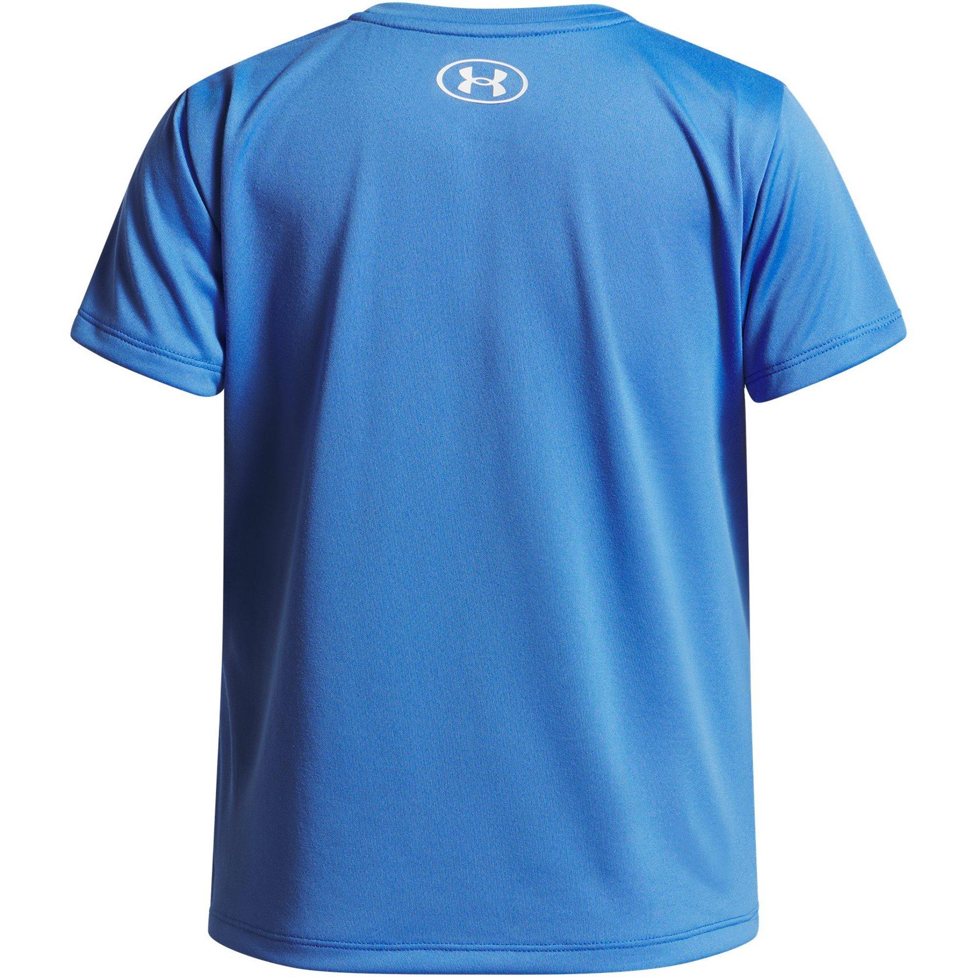 Blauwe Atlantis - Under Armour - Kids' Tech Short-Sleeve Performance Gym Top - 2