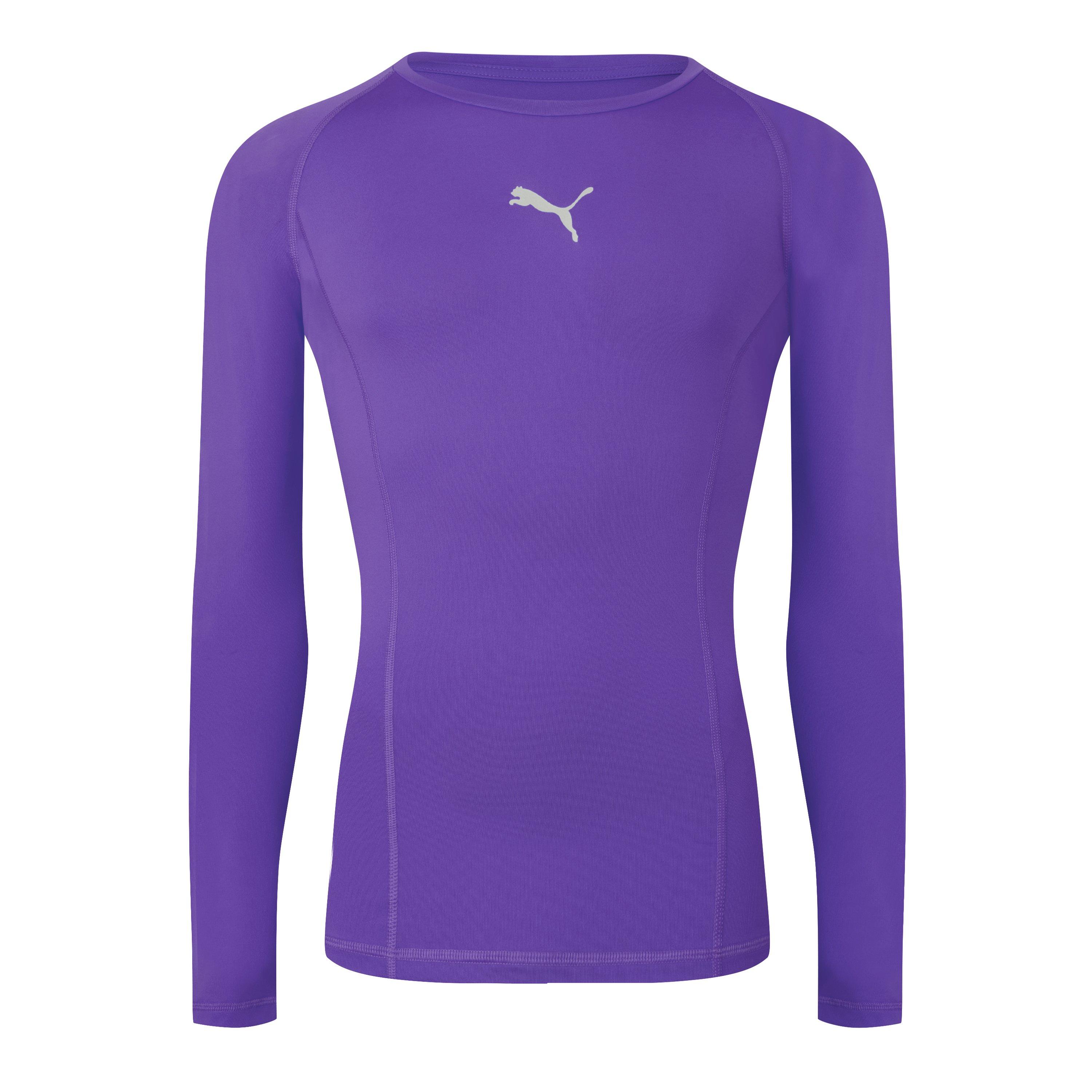 Puma Men's Liga Baselayer Tee Ls T-Shirt - Prism Violet - L