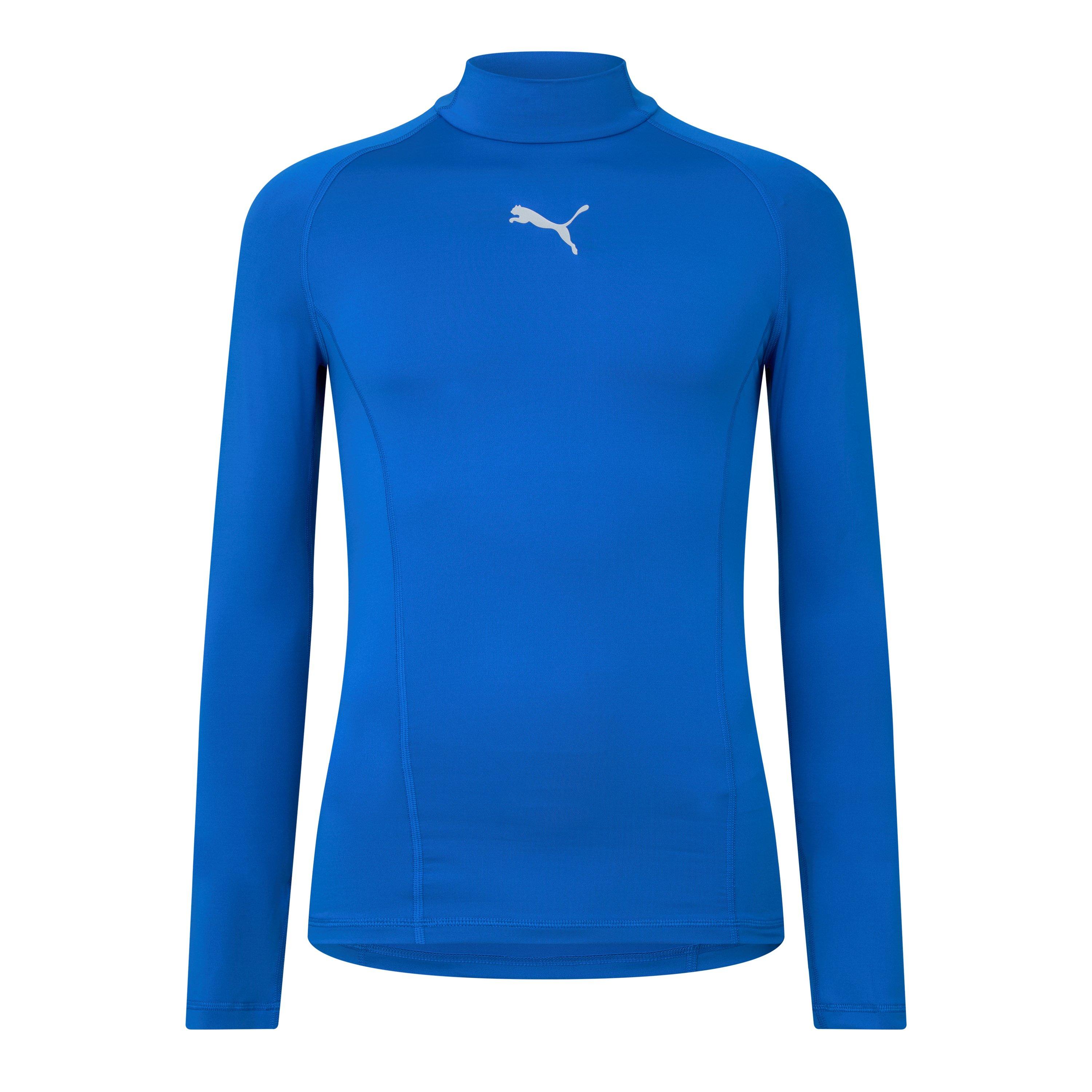 Azul Elétrico - Puma - Puma Liga Baselayer Tee Ls Warm T-Shirt Mens - 1