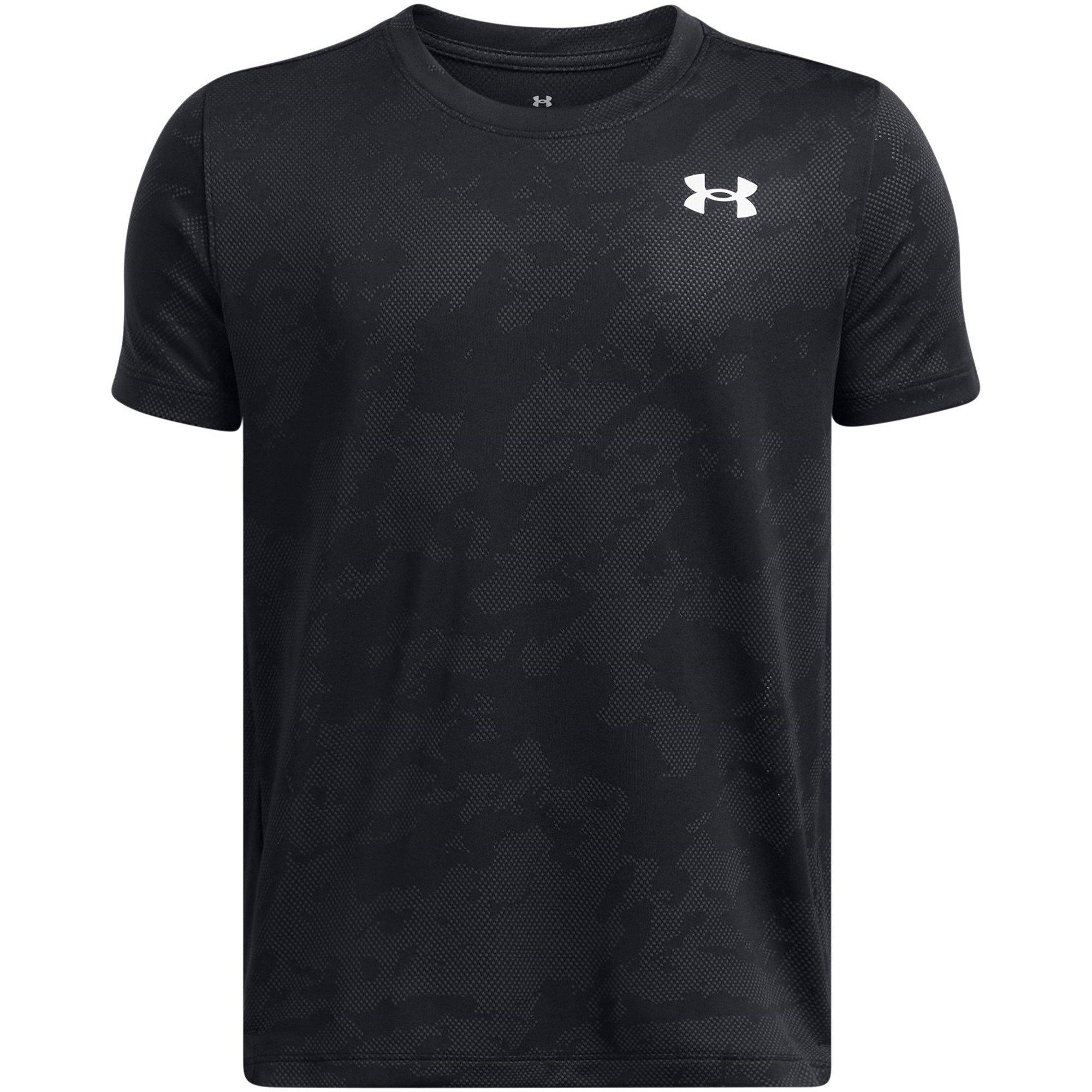 Noir/Blanc - Under Armour - Kids' Short-Sleeve Performance Gym Top - 1