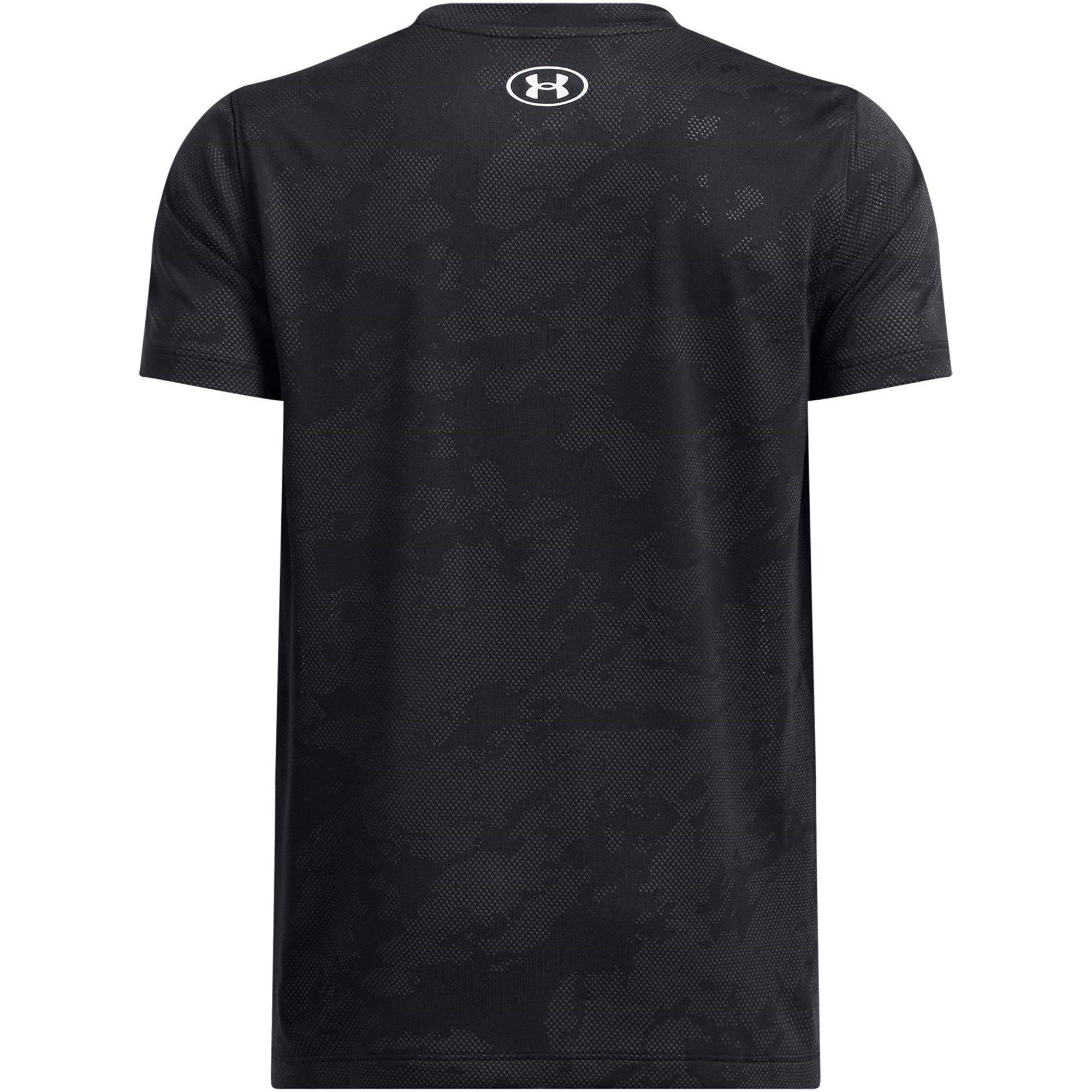 Blk/Wht - Under Armour - Short-Sleeve Performance Gym Top - 2