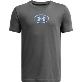 Under Armour Armour Ua B Slice Logo Ss Gym Top Boys