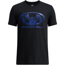 Under Armour Armour Ua B Glitch Lockertag Ss Gym Top Boys
