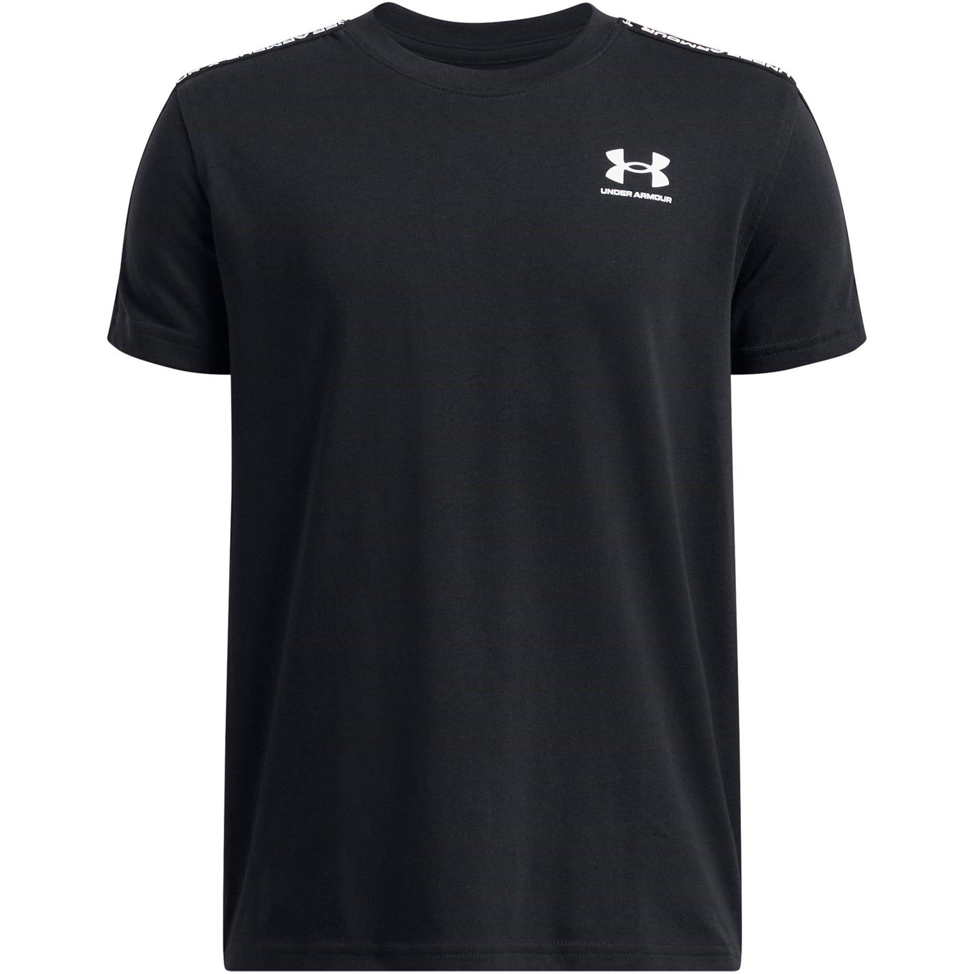 Black - Under Armour - Kids' Short Sleeve Performance Gym Top - 1