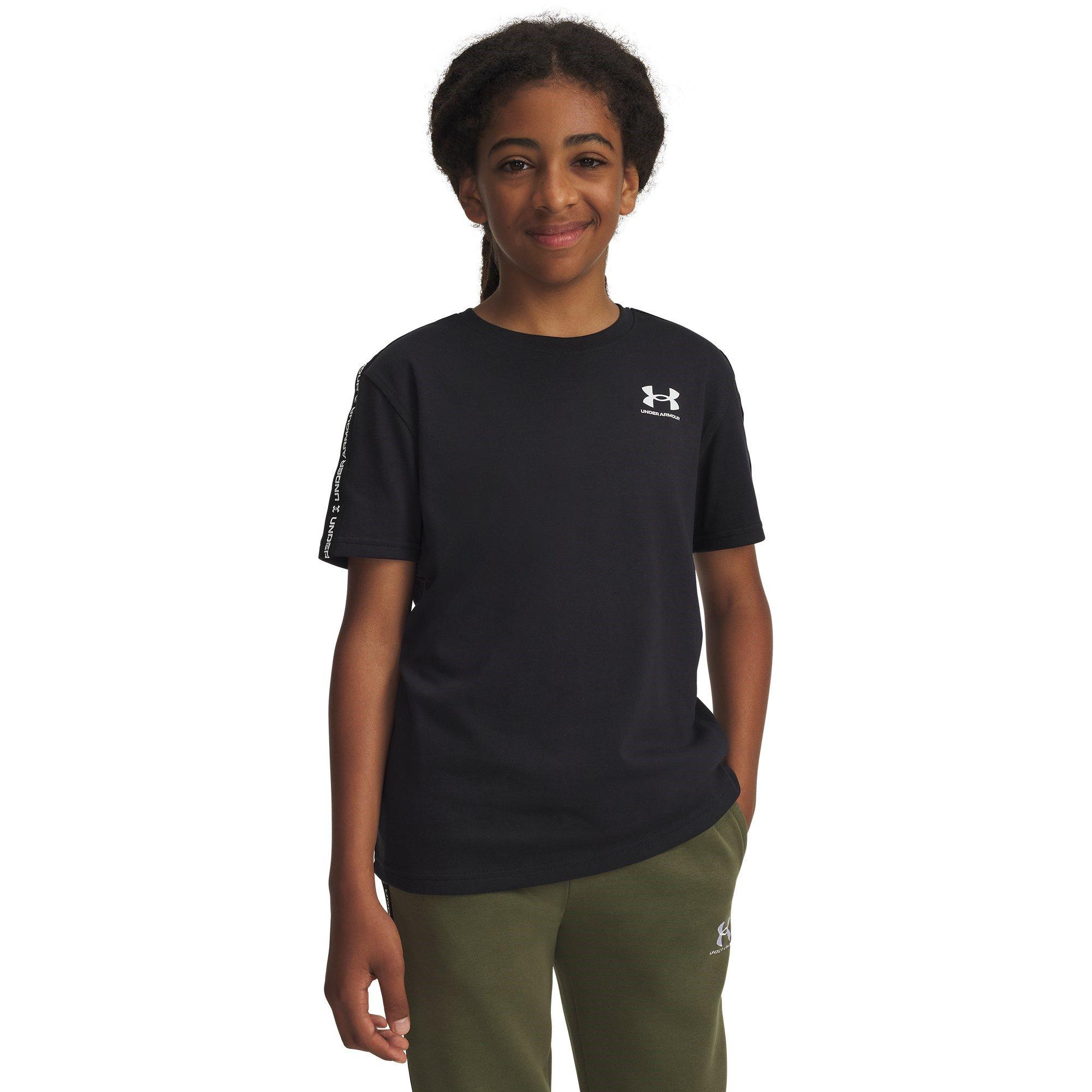 Black - Under Armour - Kids' Short Sleeve Performance Gym Top - 3