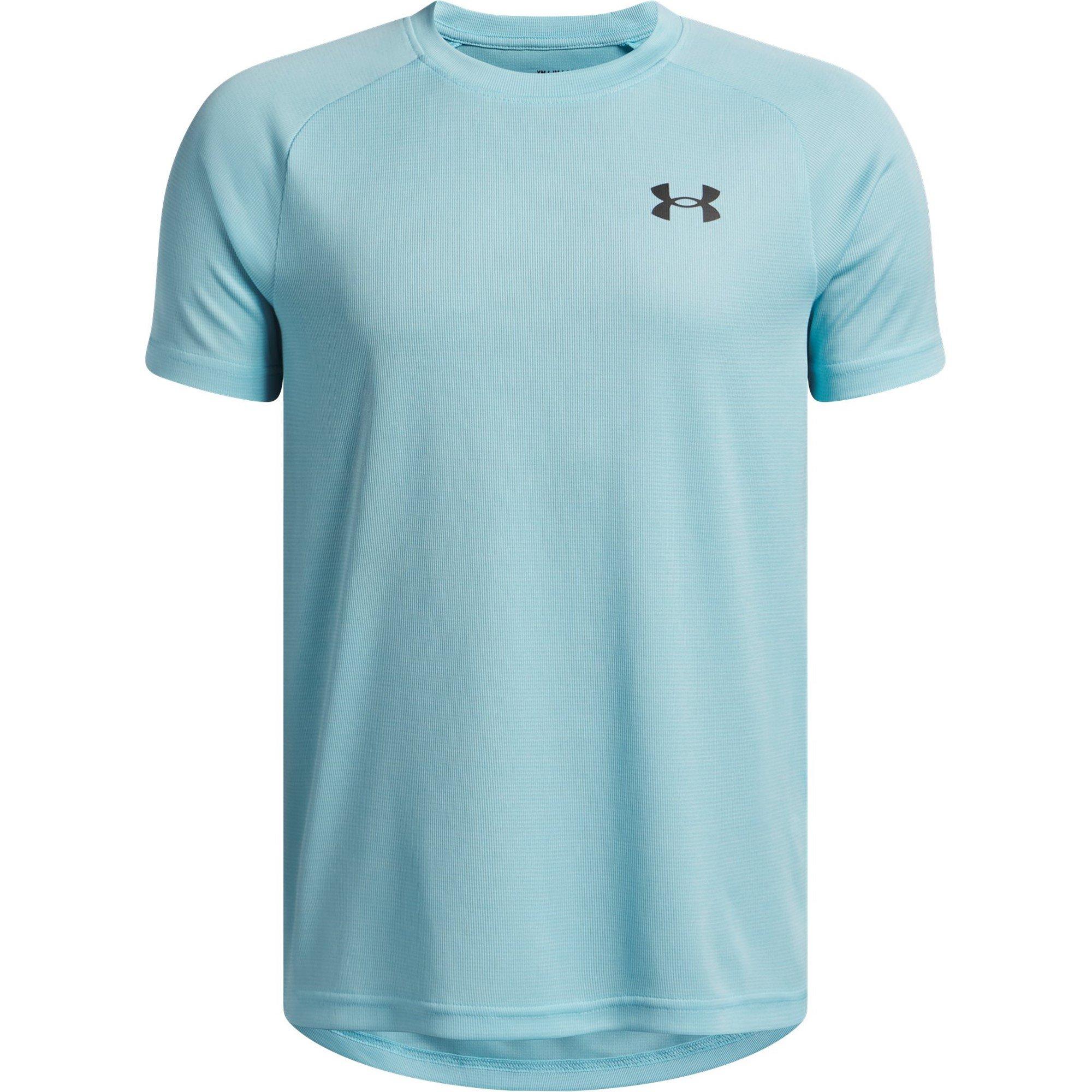 Blue/Black - Under Armour - Kids' Short Sleeve Performance Gym Top - 1