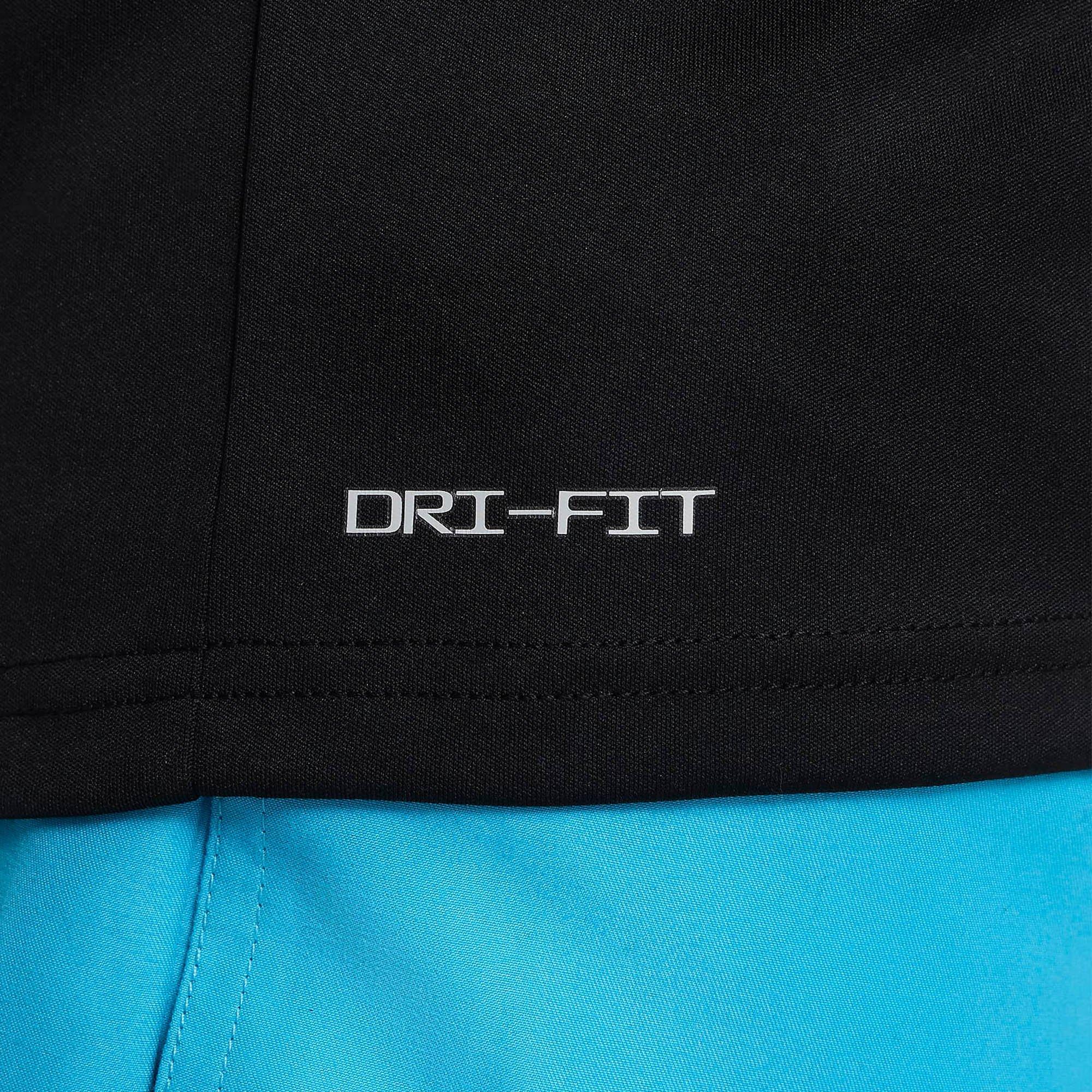 Black - Nike - Short Sleeve Hydroguard T-Shirt Juniors - 5