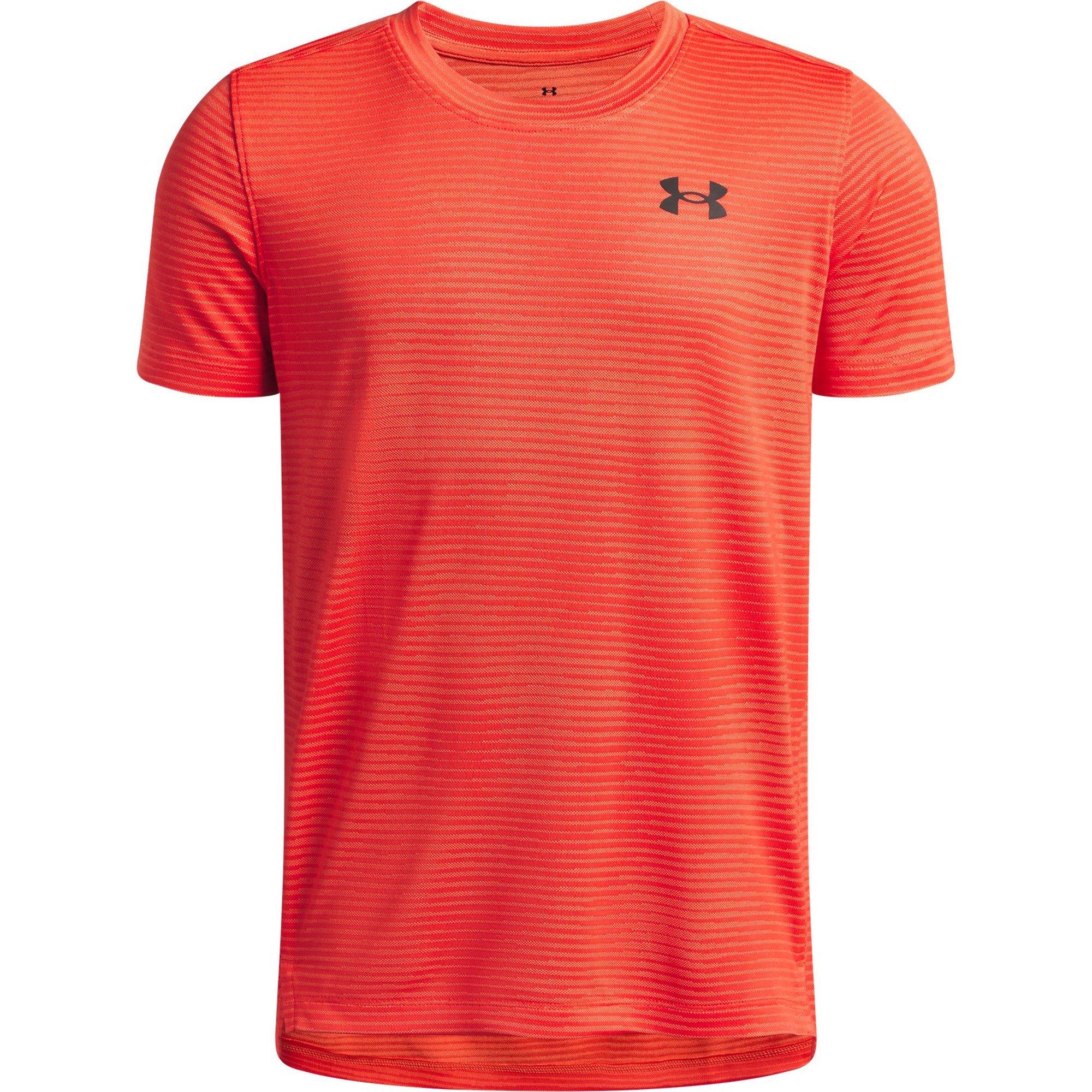 Kids' Tech Vent Jacquard Short Sleeve Performance Gym Top