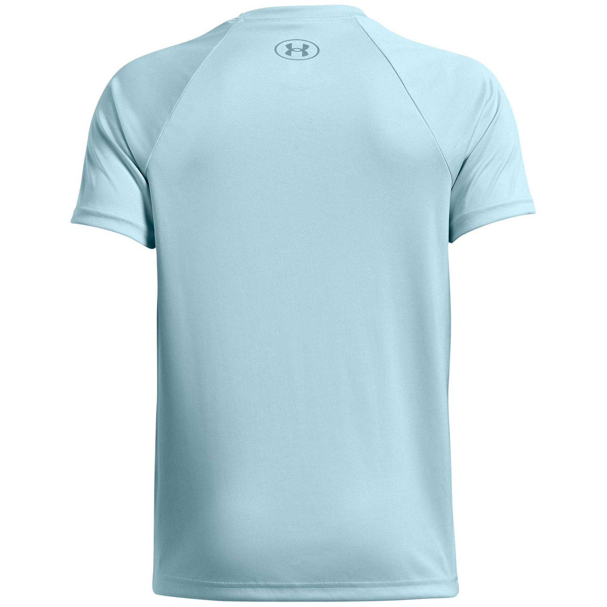 Blau - Under Armour - Kids' Game Day Short-Sleeve Performance Gym Top - 2