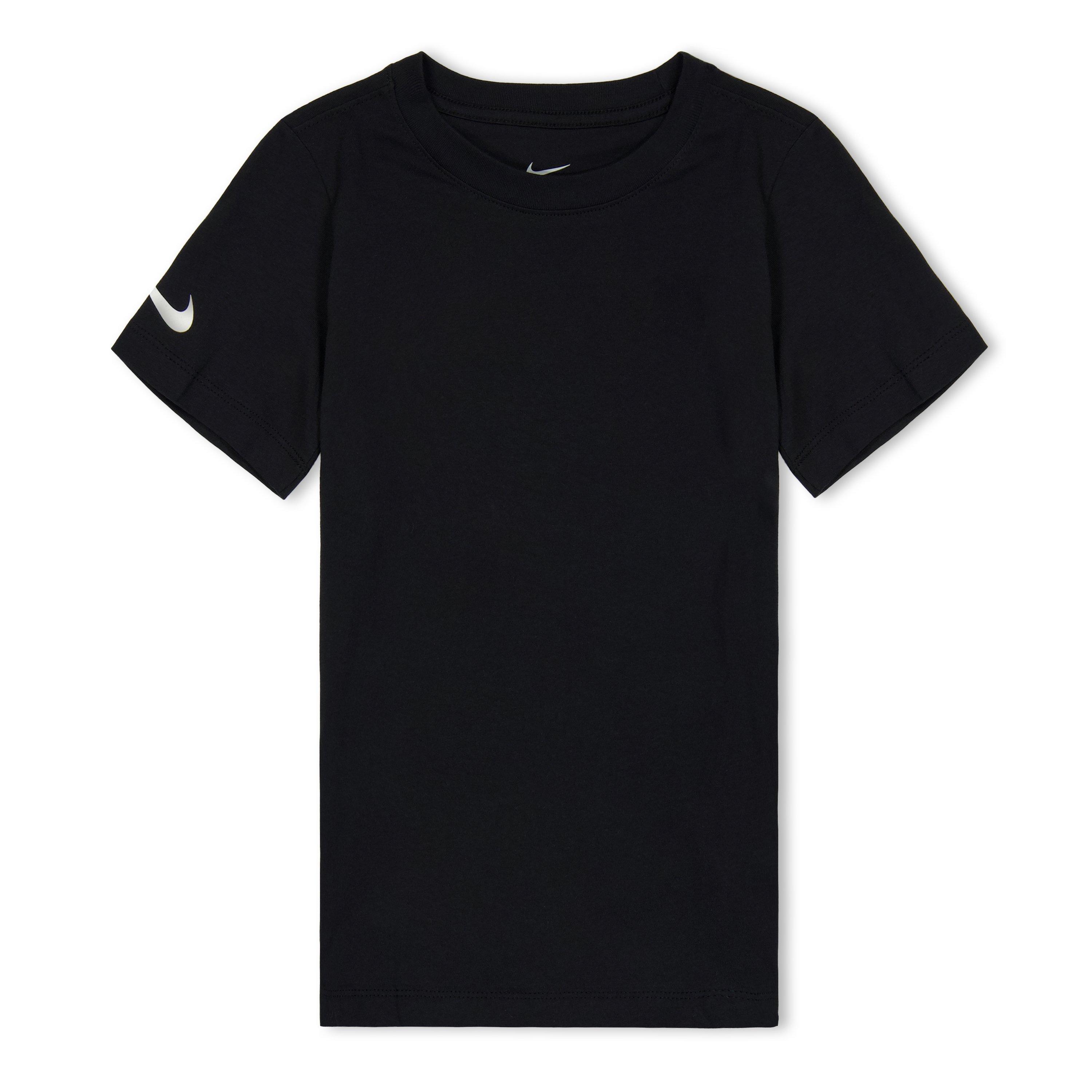 Black/White - Nike - Unisex Kids' Short Sleeve Performance Gym Top - 1