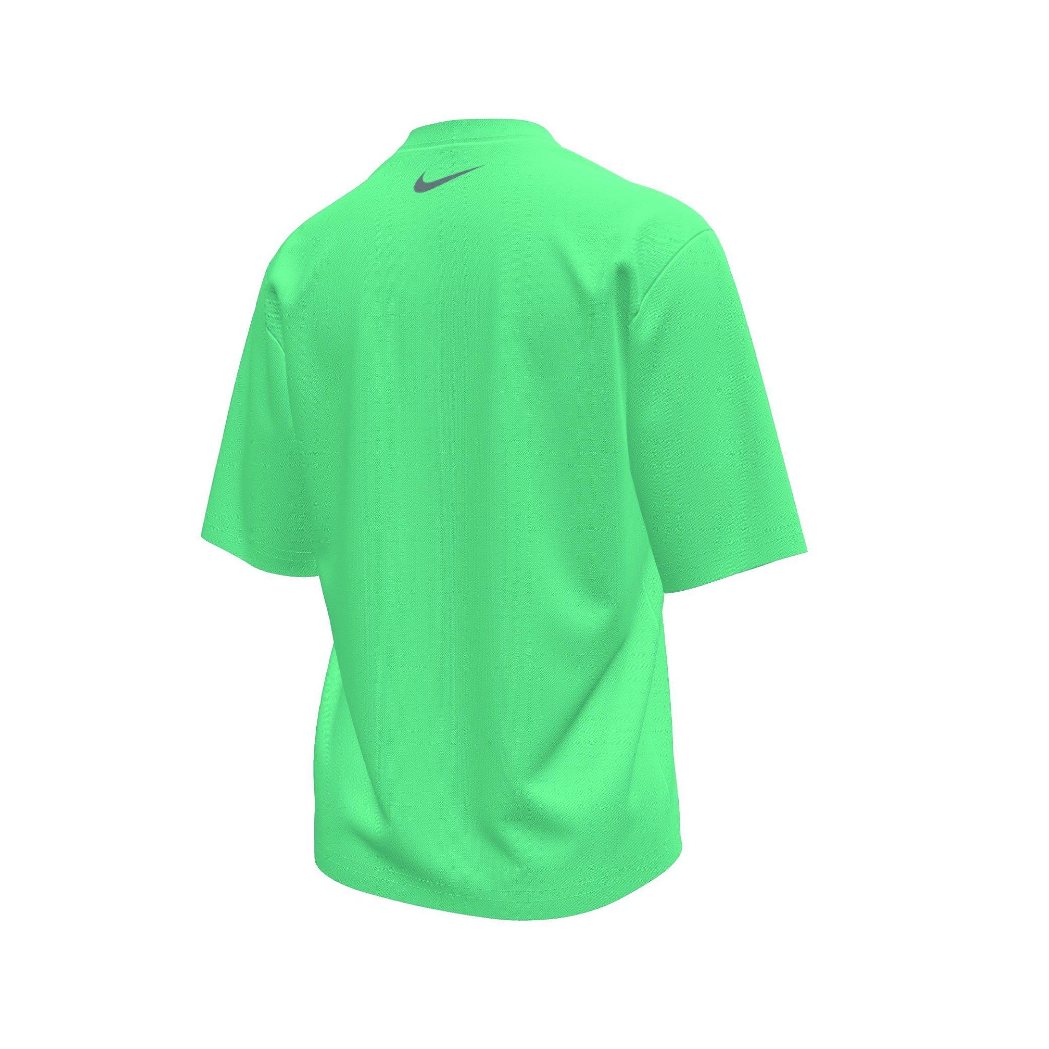 Bleached Turq - Nike - Kids' Short Sleeve Performance Gym Top - 3