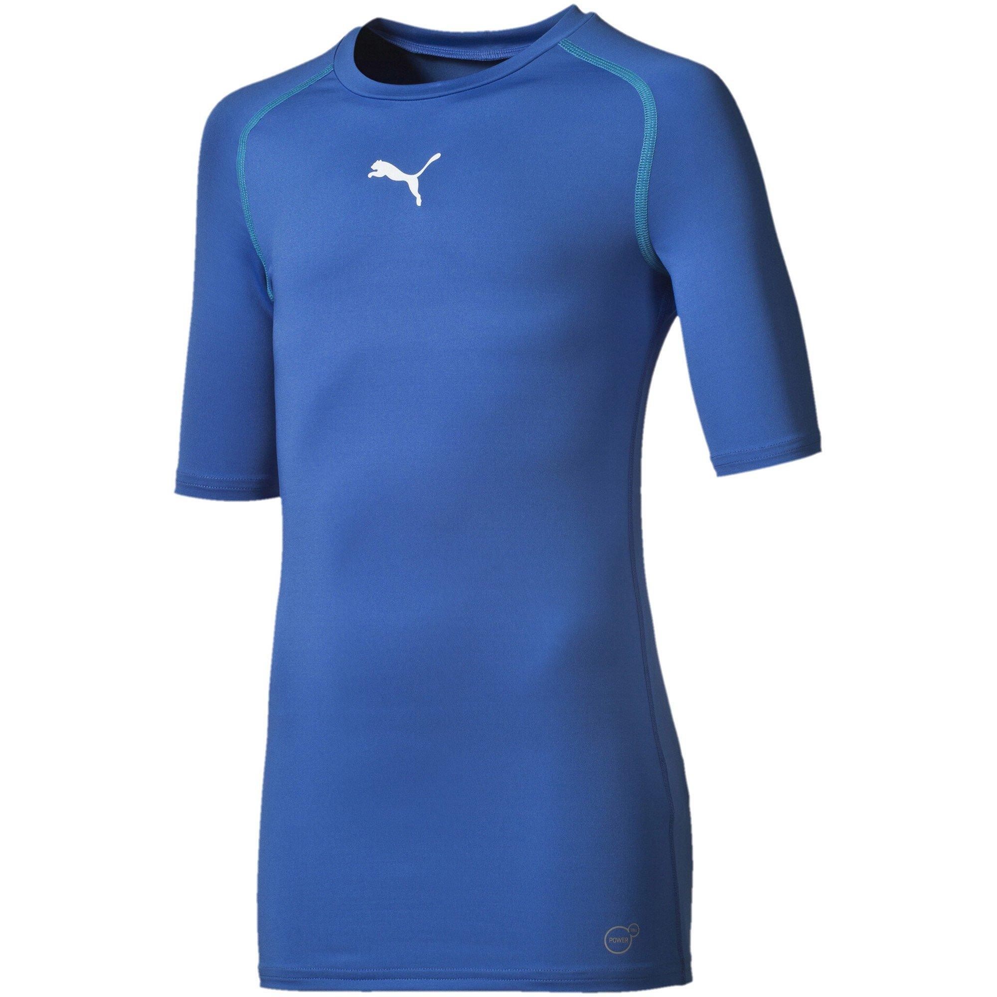 Puma  Kids (5) Tb Ss Tee (Vent) Juniors - Blue - 14 (2XL)