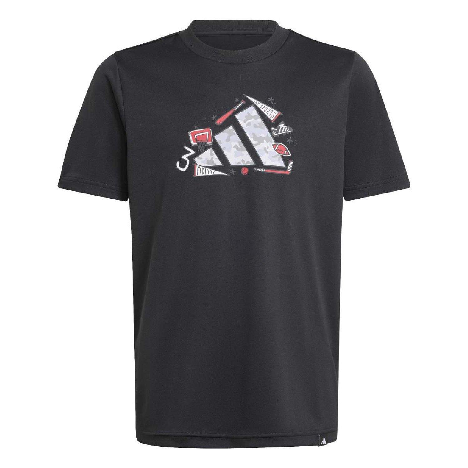 preto - adidas - Adidas Juniors Clima Jn64 - 1