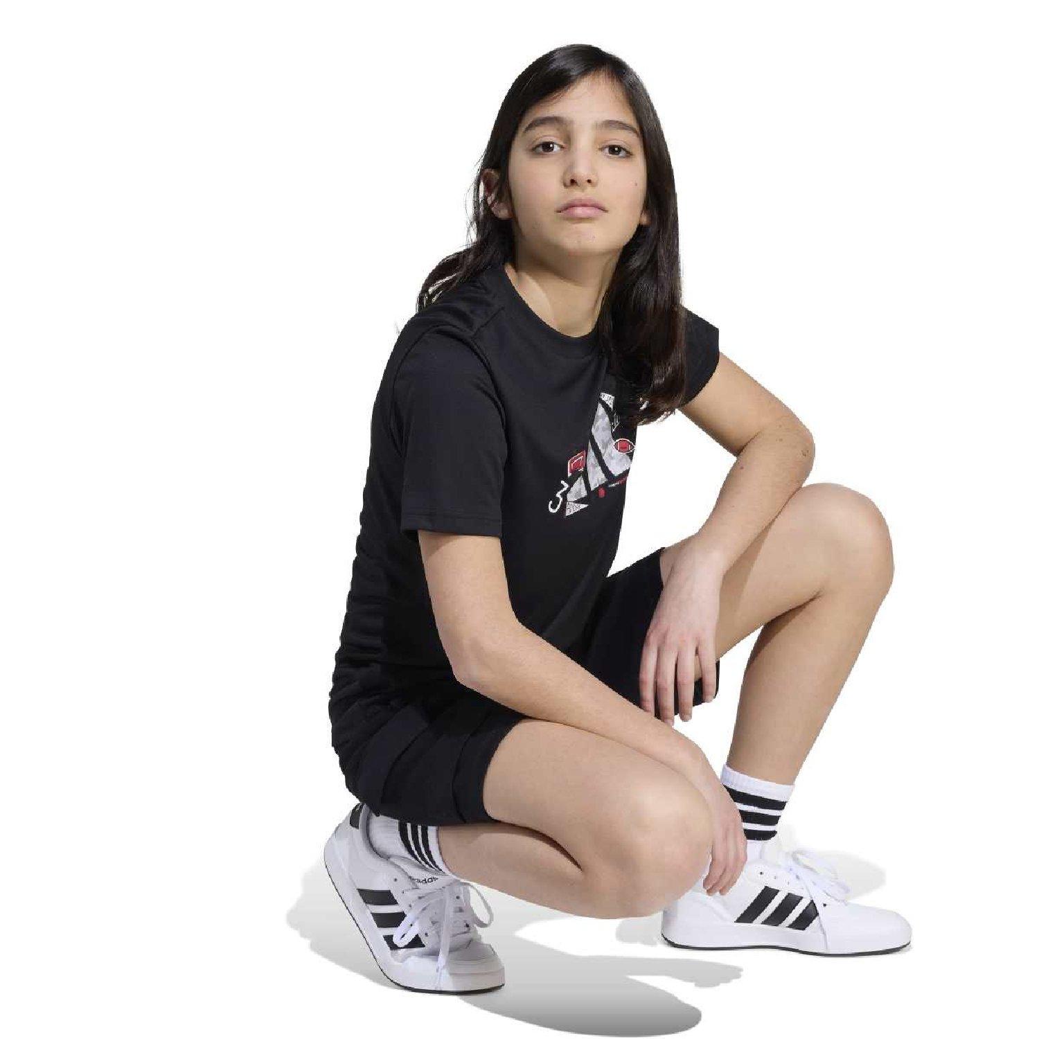 preto - adidas - Adidas Juniors Clima Jn64 - 4