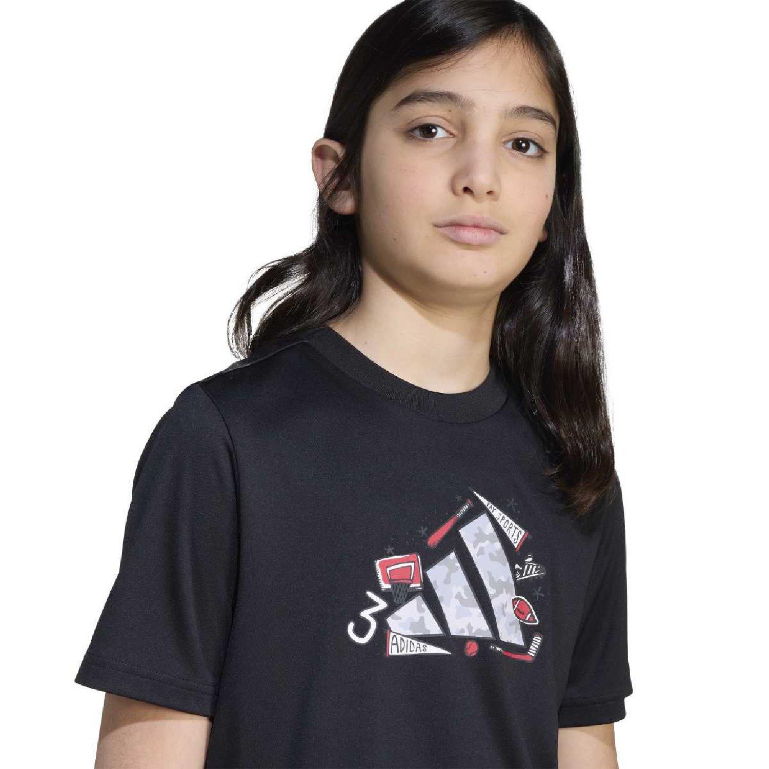 preto - adidas - Adidas Juniors Clima Jn64 - 5