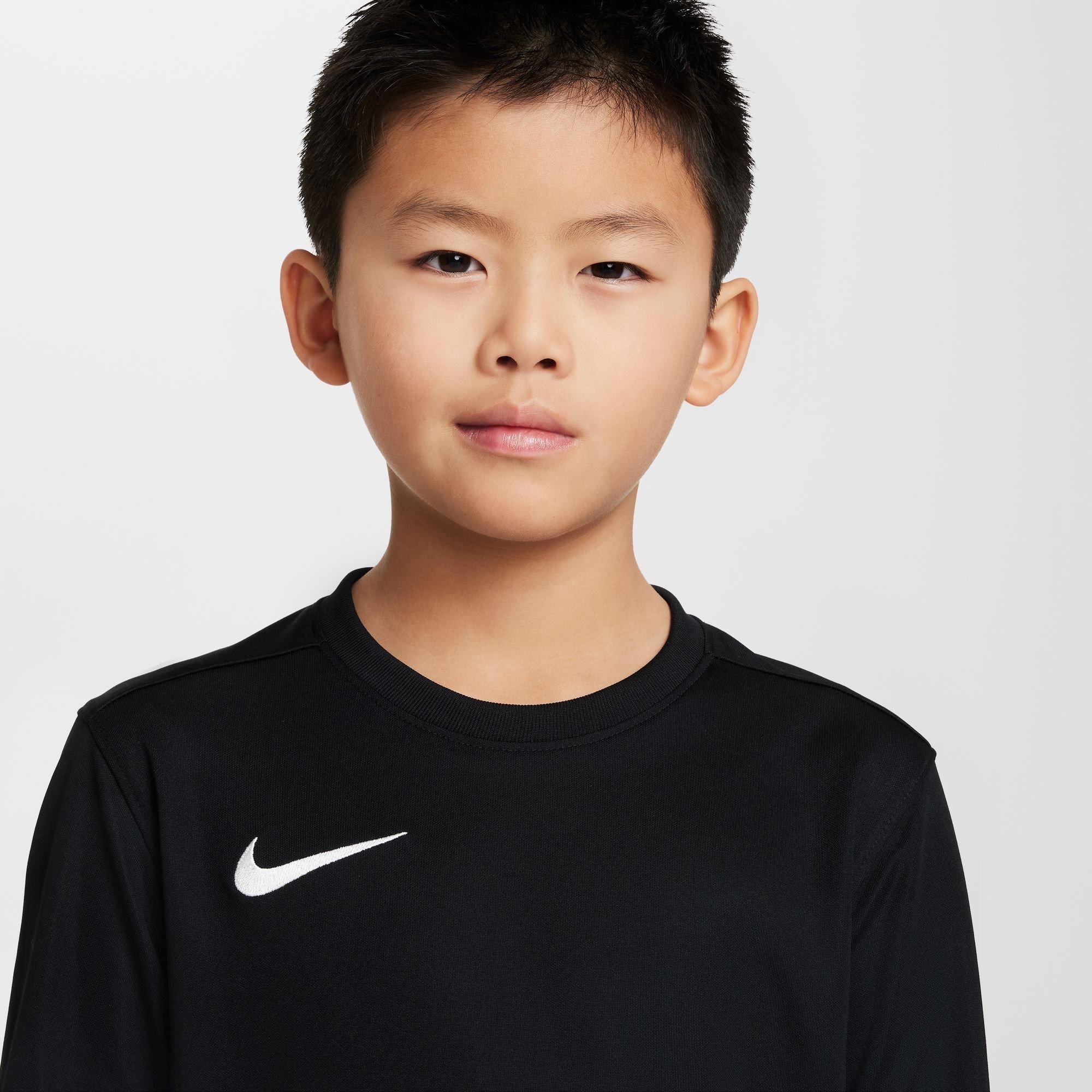 Black - Nike - Kids' Park VII Long-Sleeve Dri-FIT T-Shirt - 5