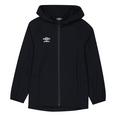 cross-print hoodie Black