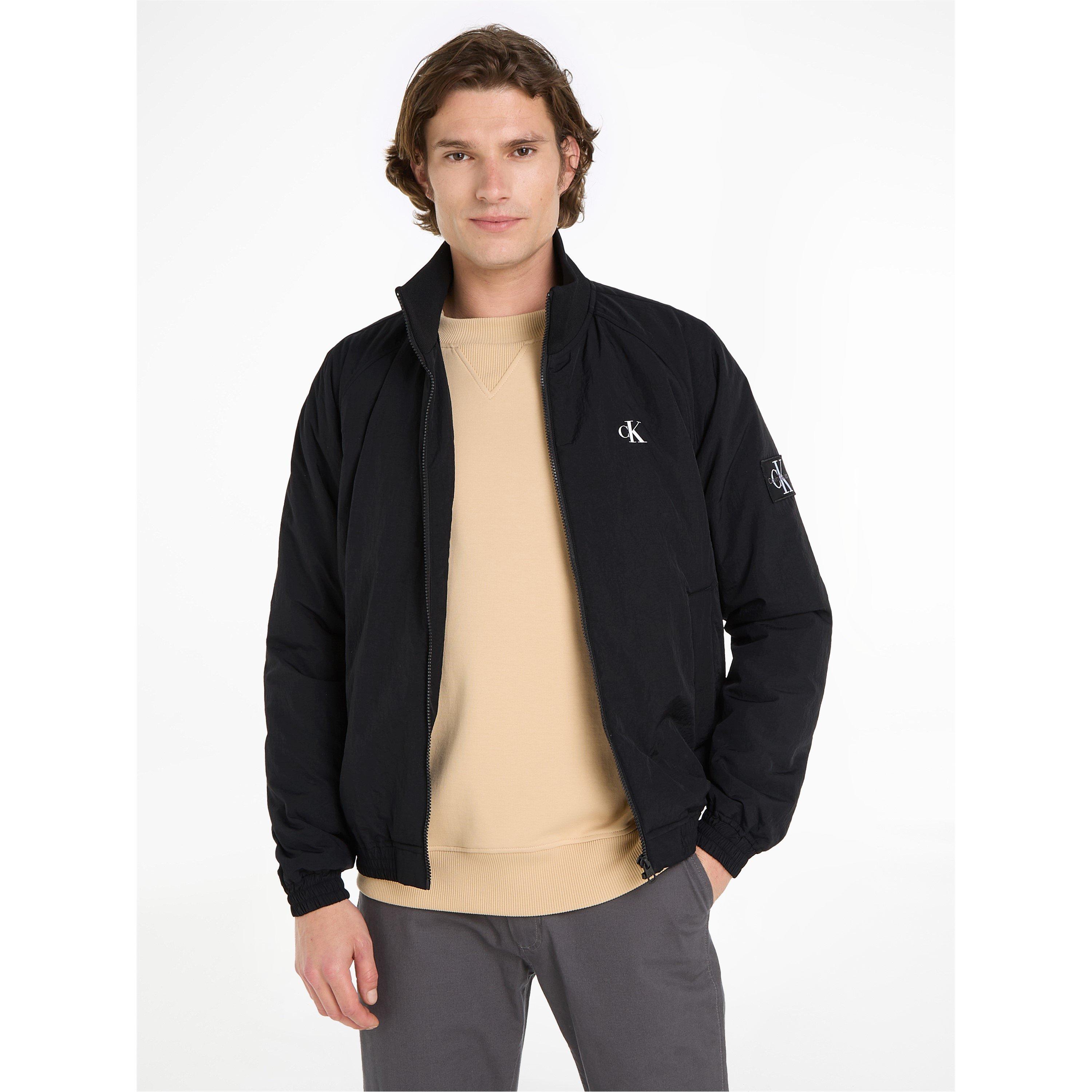 Black BEH - Calvin Klein Jeans - Men's Padded Harrington Jacket - 2