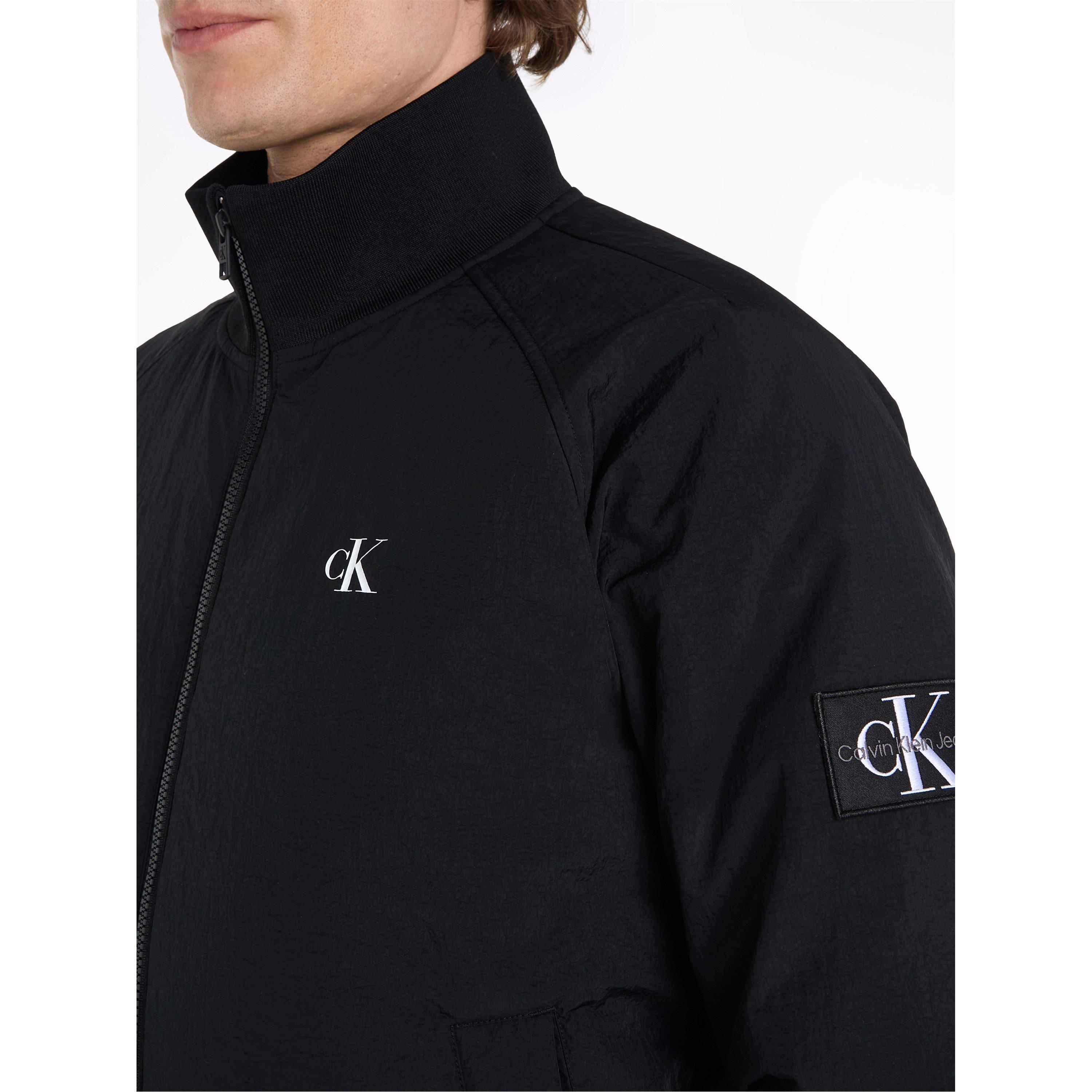 Black BEH - Calvin Klein Jeans - Men's Padded Harrington Jacket - 3