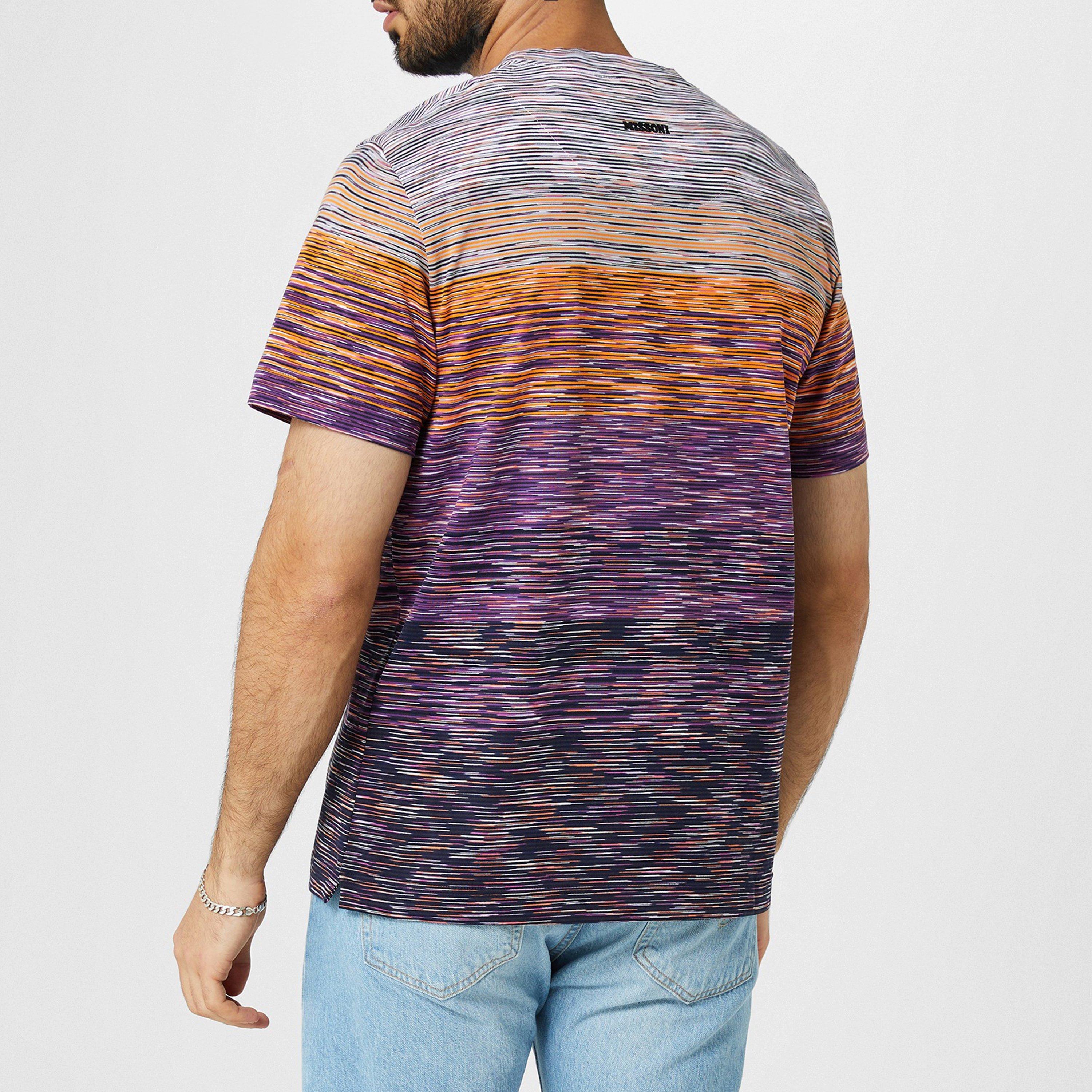 Violet - Missoni - Men's Regular Fit Print T-Shirt - 2