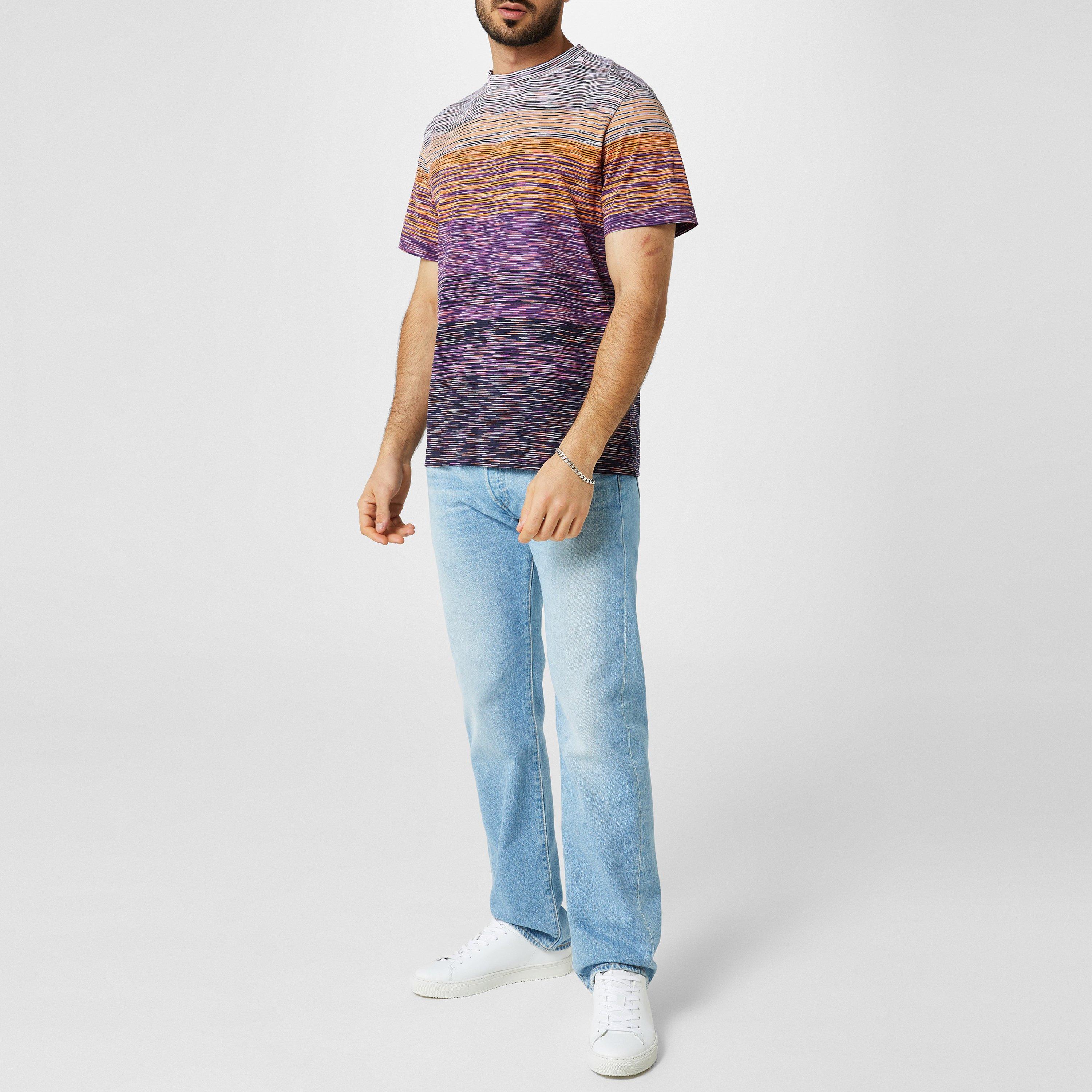 Violet - Missoni - Men's Regular Fit Print T-Shirt - 3