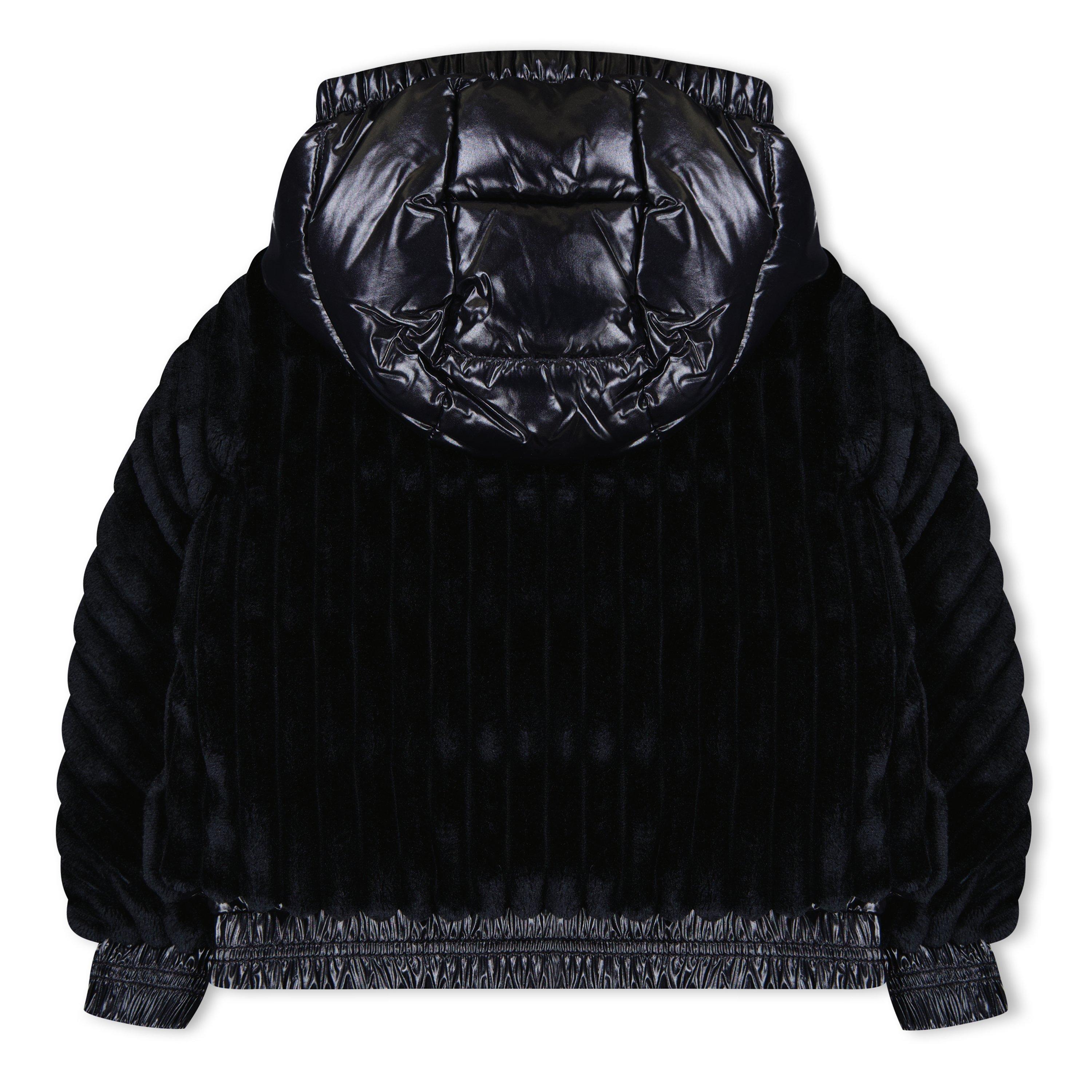 Black 999 - Moncler - Kids' Pedrix Cotton Long Sleeve Short Puffer Jacket - 2