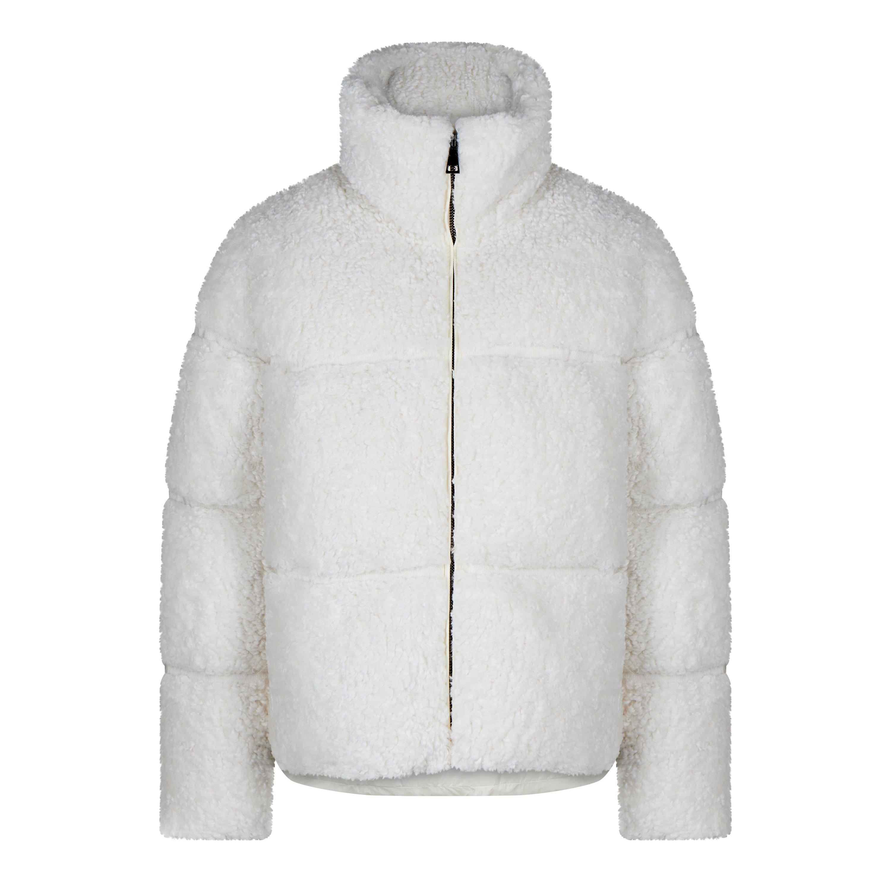 White 034 - Moncler - Kids' Segura Down Padded Long Sleeve Stand Collar Short Puffer Jacket - 1