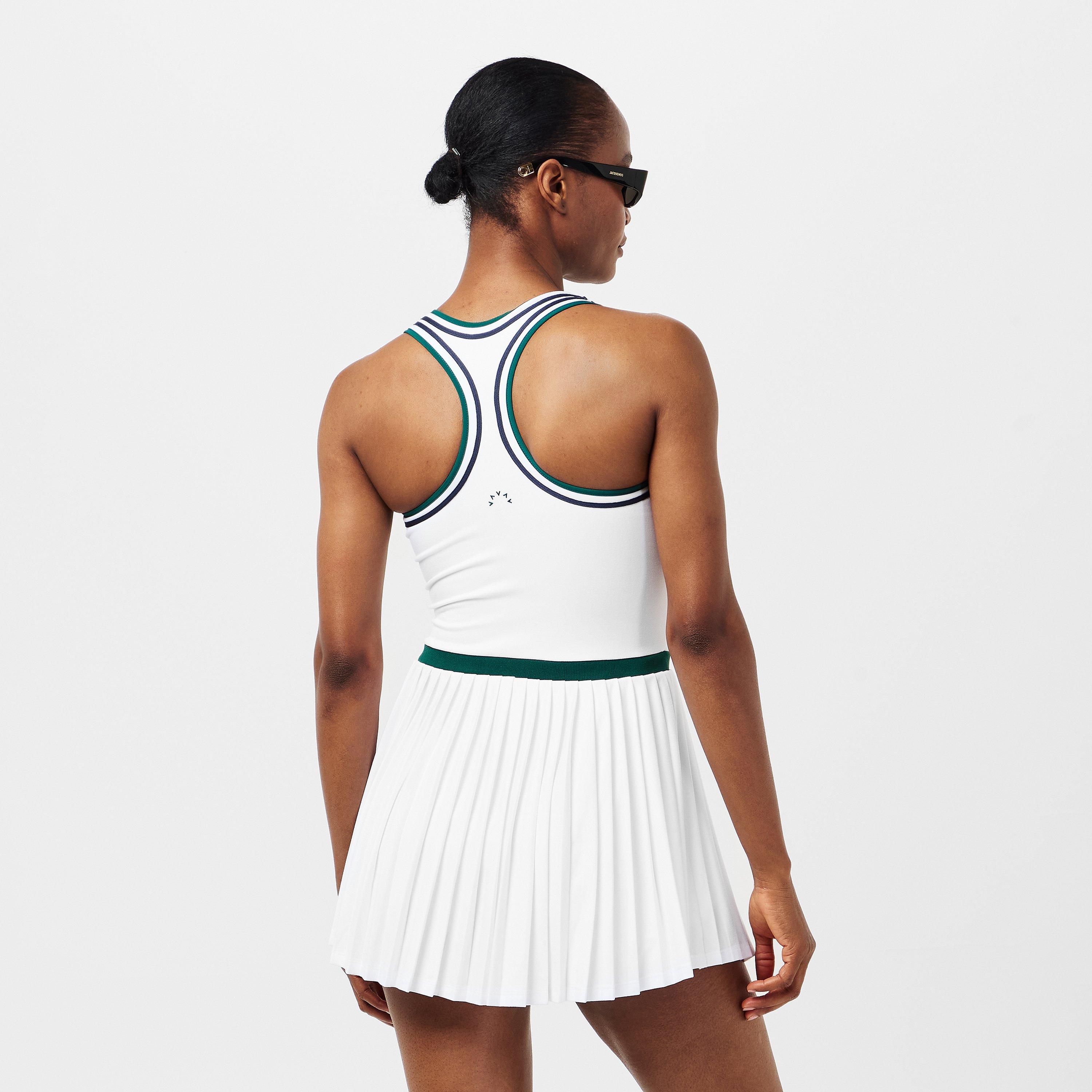 white/ forest - Varley - Women's Jane Tennis Dress - 4